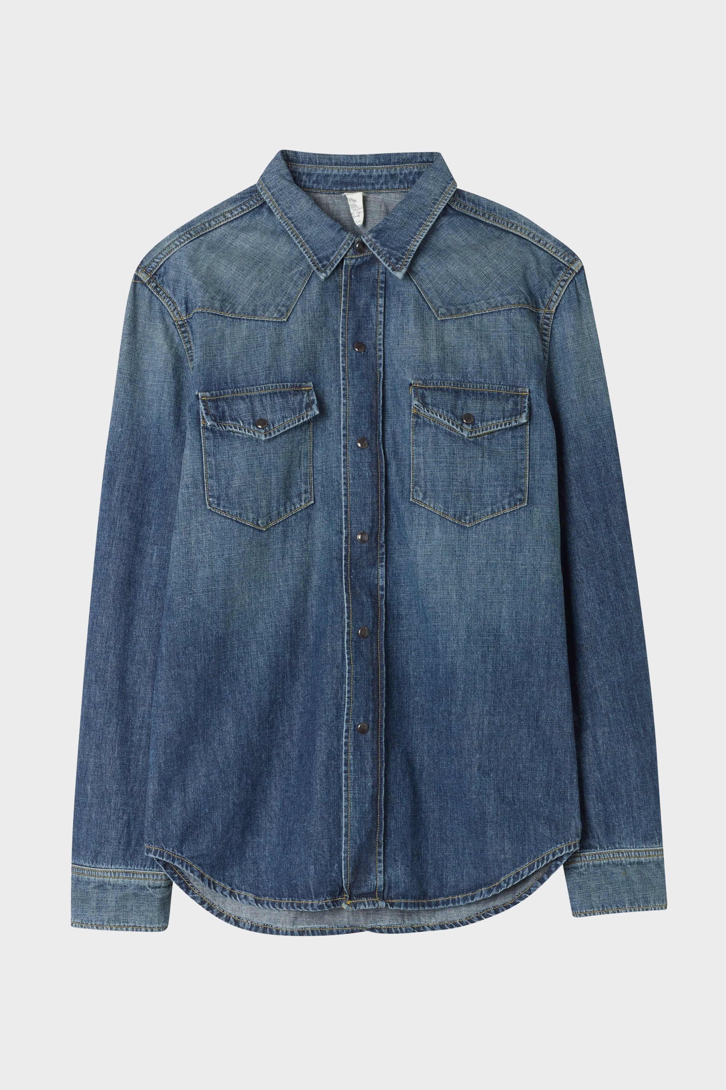 NILI LOTAN Travis Shirt in Classic Wash