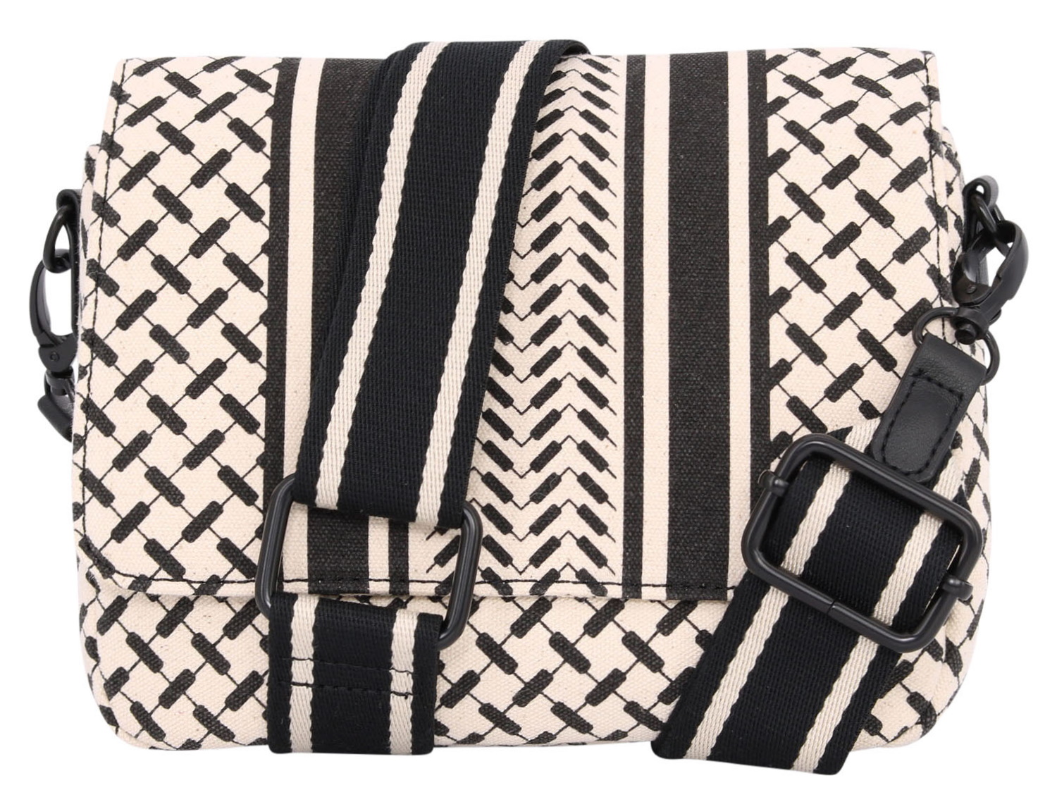 Lala Berlin Crossbody Annabella Kufiya Offwhite/Black