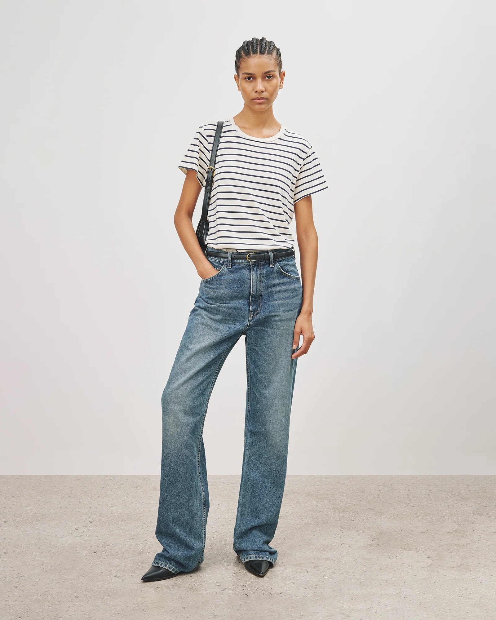 NILI LOTAN Mitchell Jeans in Ocean Wash