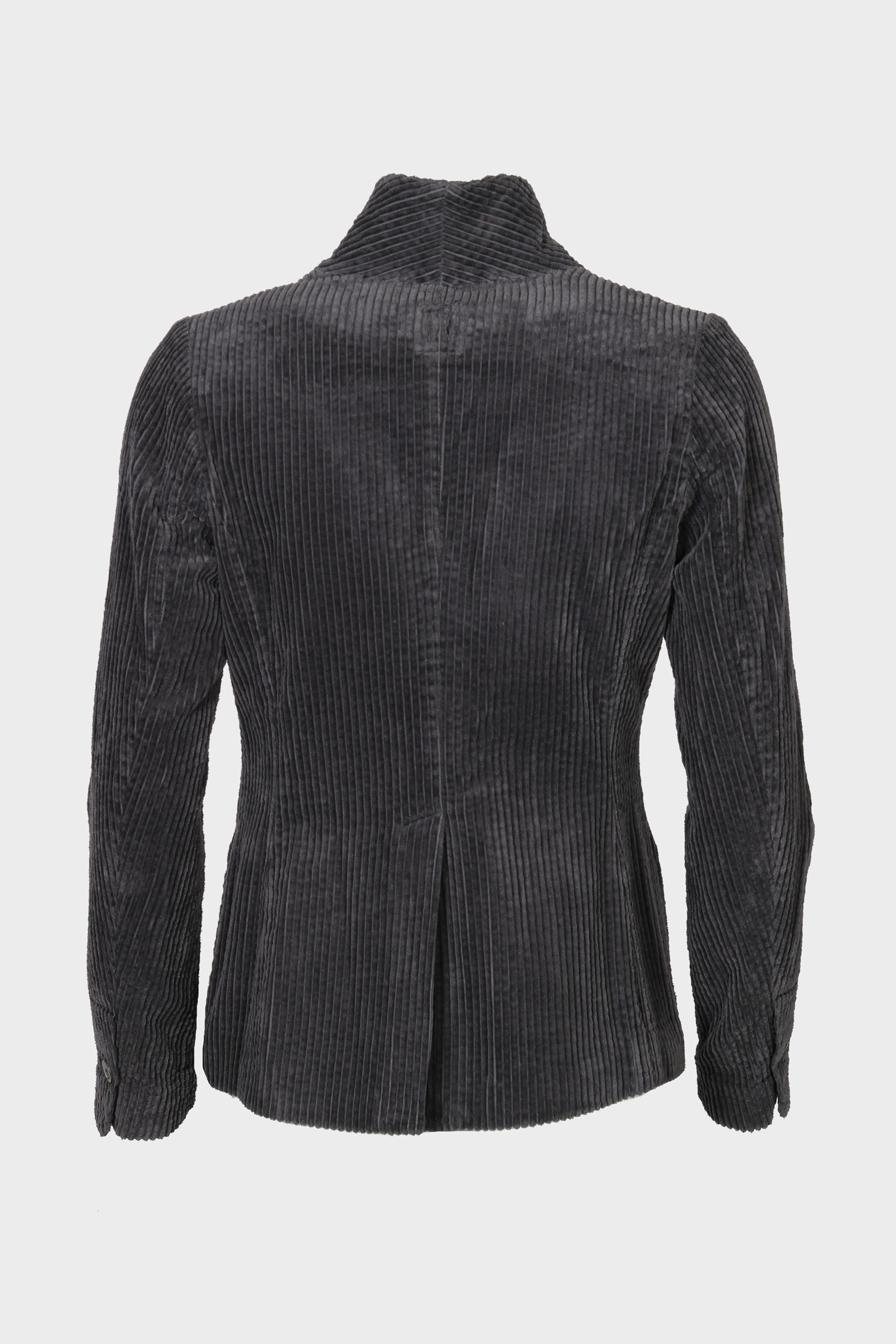 HANNES ROETHER Corduroy Jacket in Dark Grey