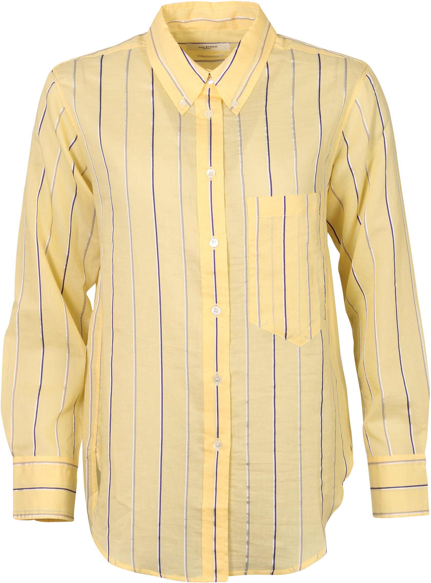 Isabel Marant Etoile Shirt Yvana Yellow Striped FR/38 - DE/36