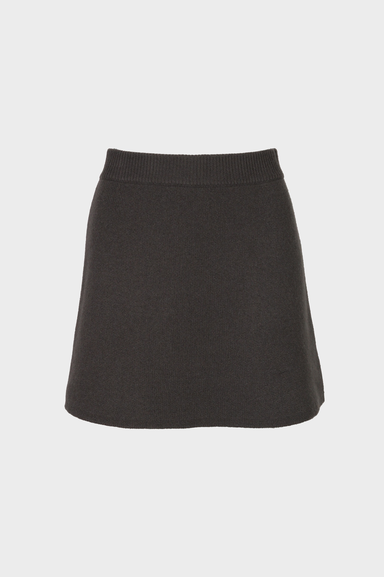 LISA YANG Clare Cashmere Mini Skirt in Dark Fern