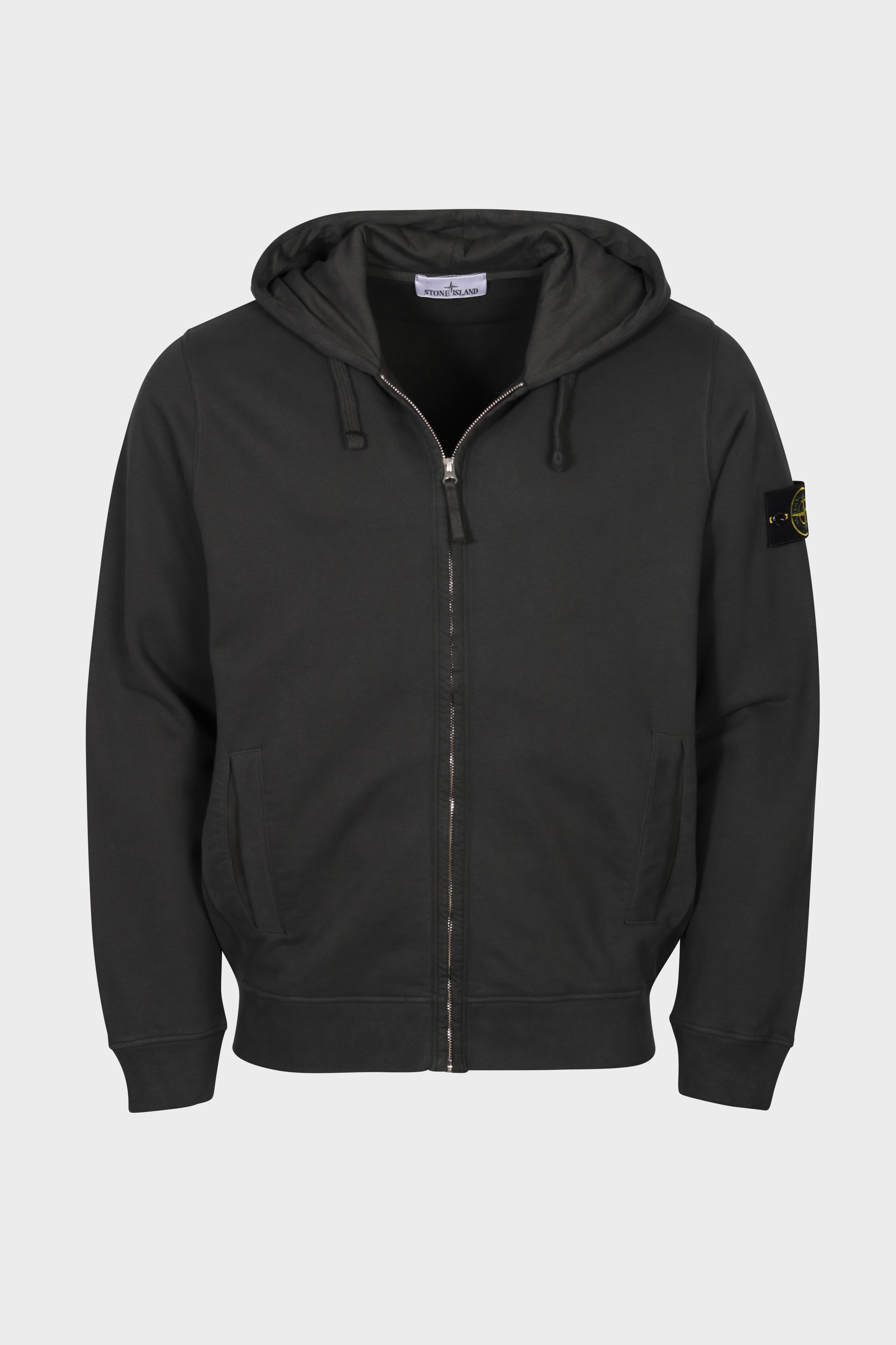 STONE ISLAND Zip Hoodie in Dark Grey 3XL