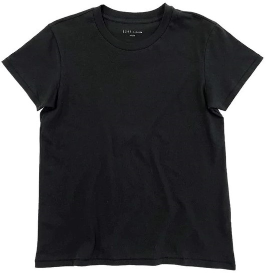 6397 Mini Boy Tank T-Shirt in Jet Black