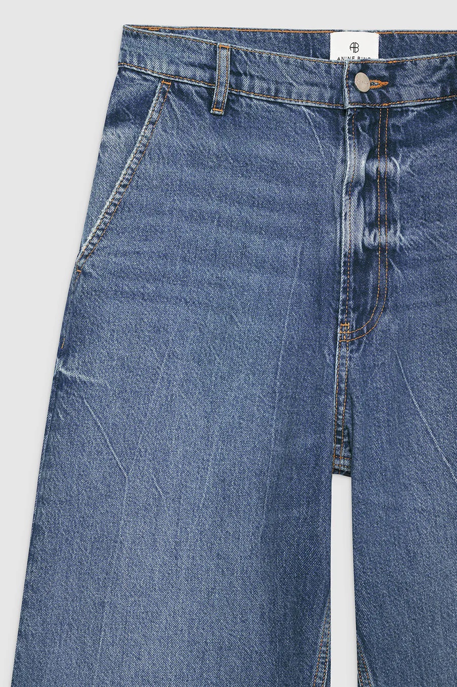 ANINE BING Briley Jeans in Arctic Blue