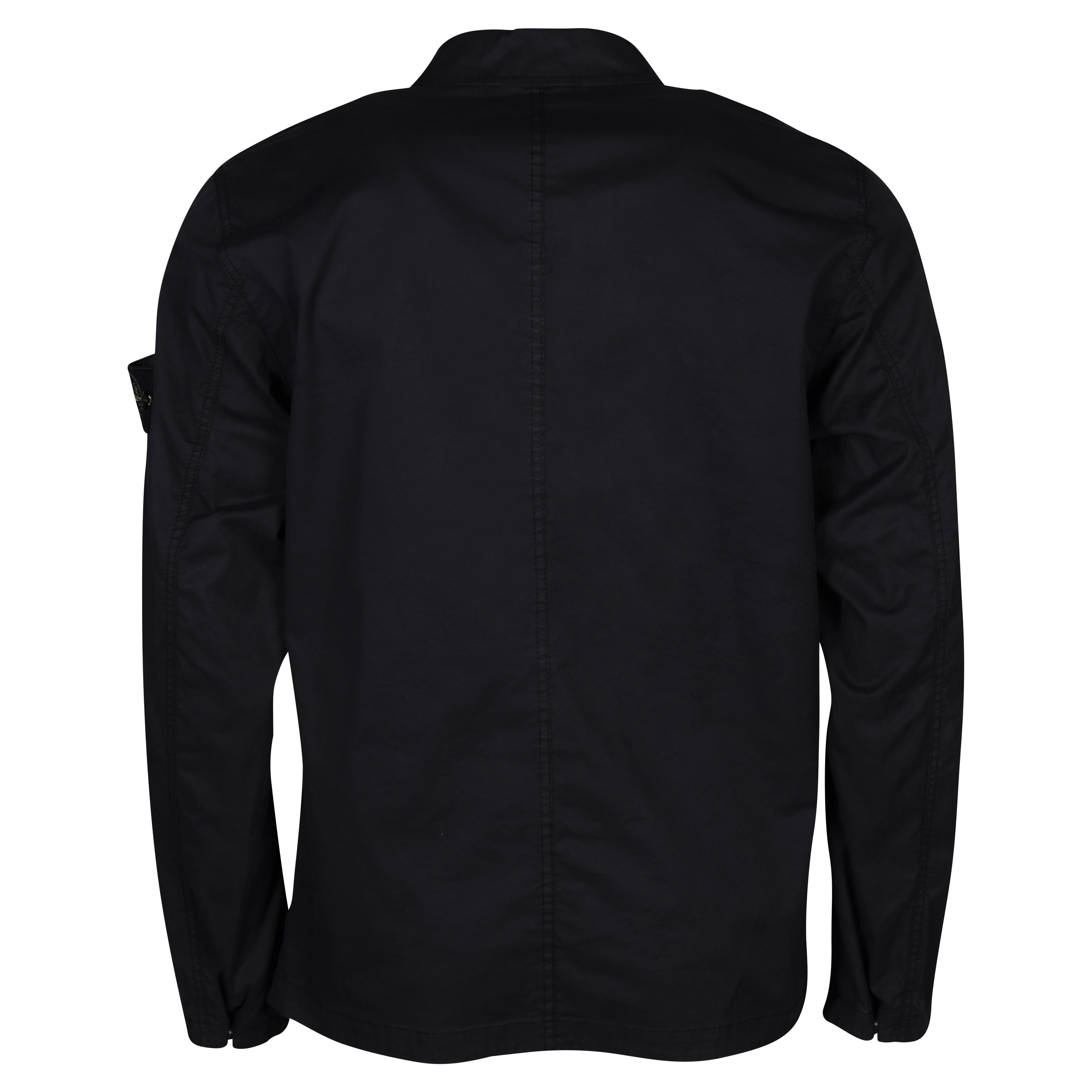Stone Island Cotton Overshirt in Black 2XL