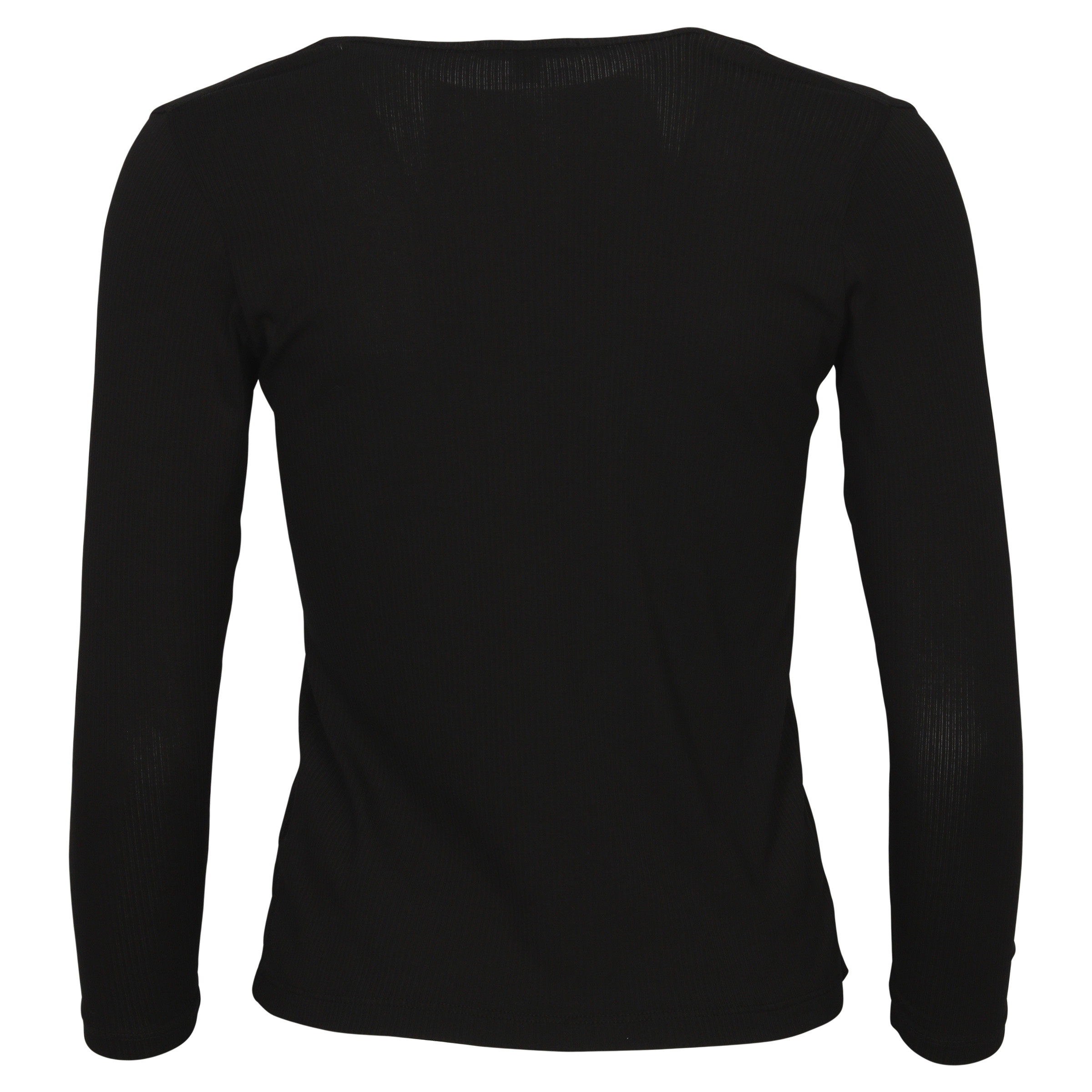 James Perse Scoop Neck Rib Shirt Black
