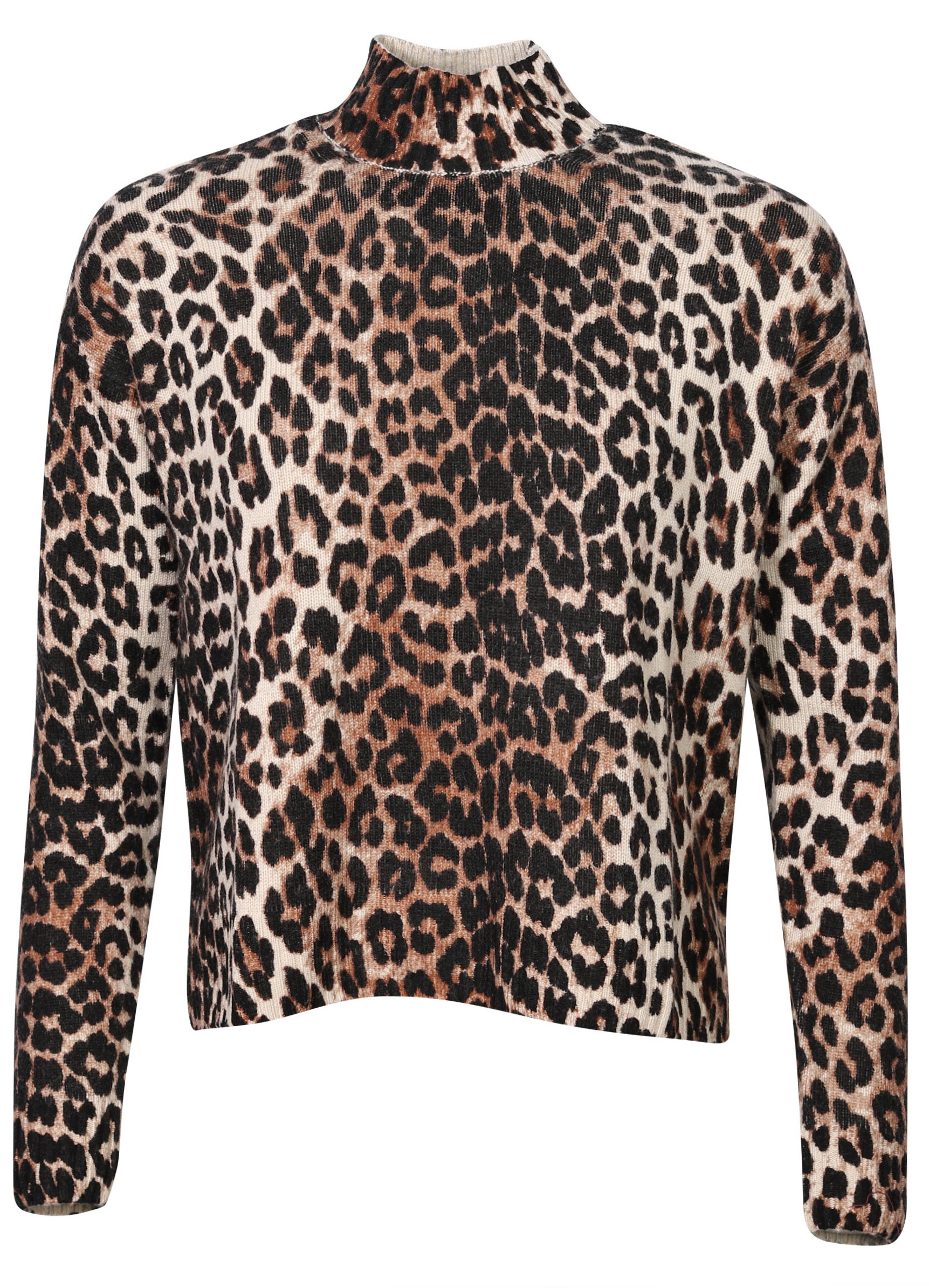 Ganni Print Knit Pullover Leo