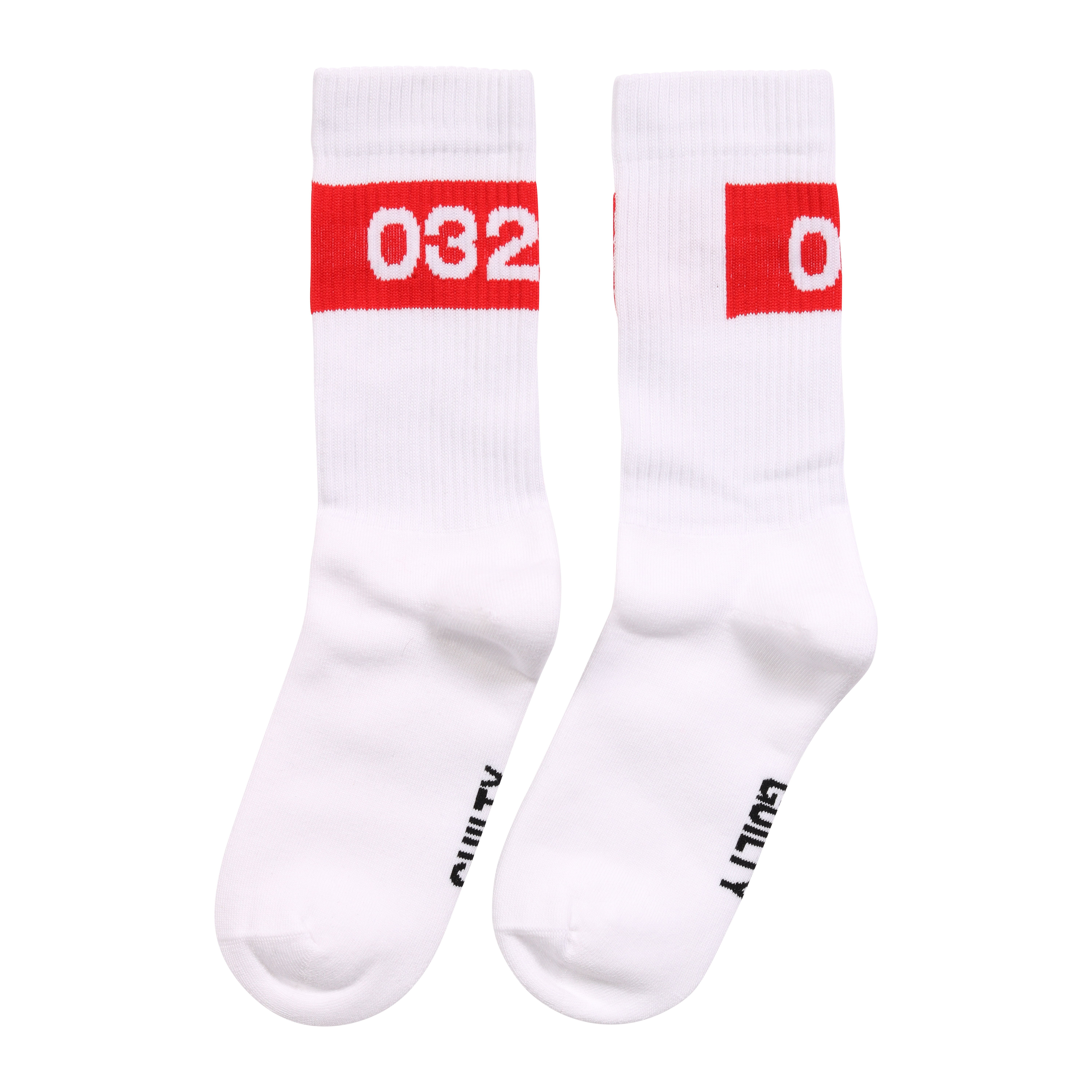 032c Tape Socks in White 35-39