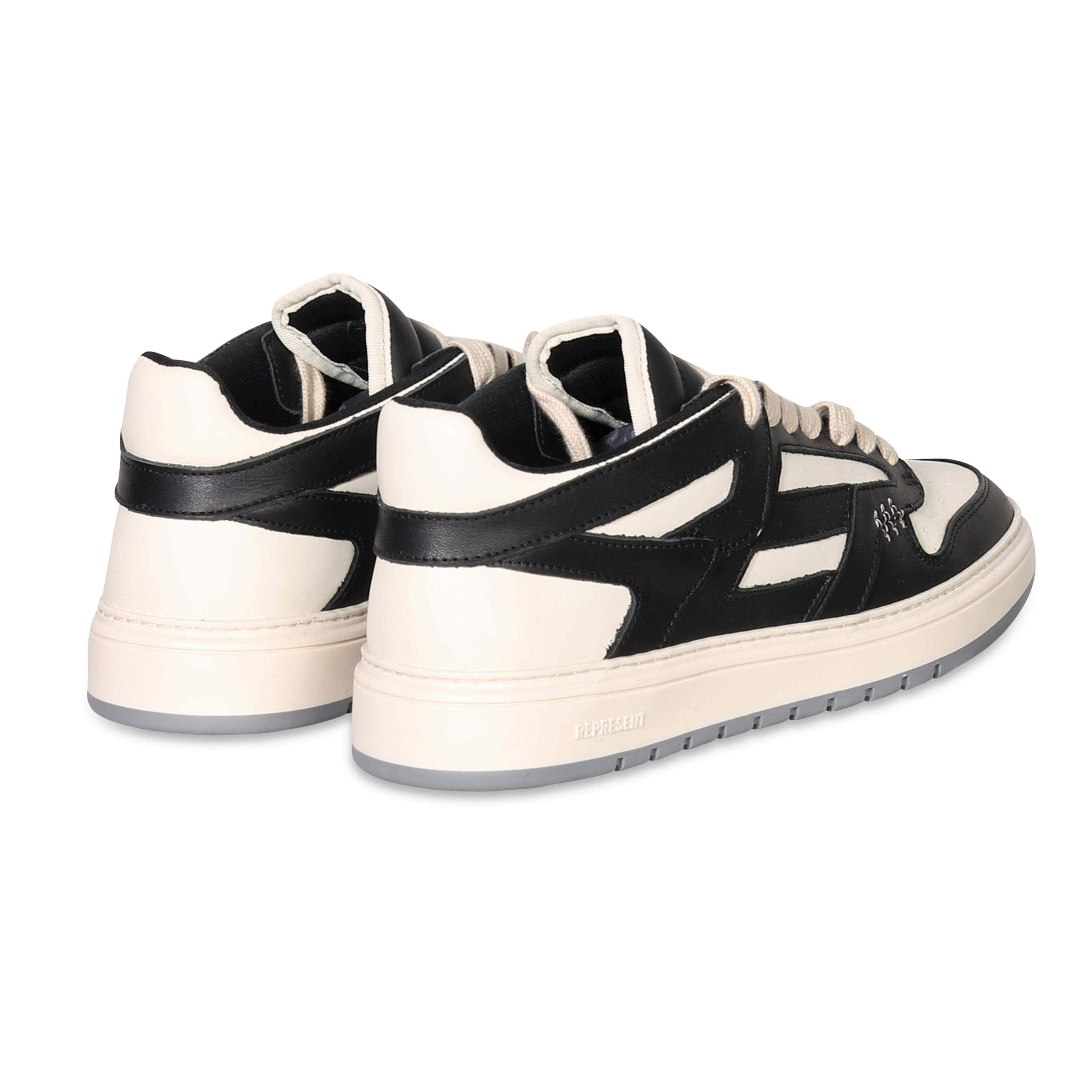 REPRESENT Reptor Low Sneaker in Black / Vintage White 41