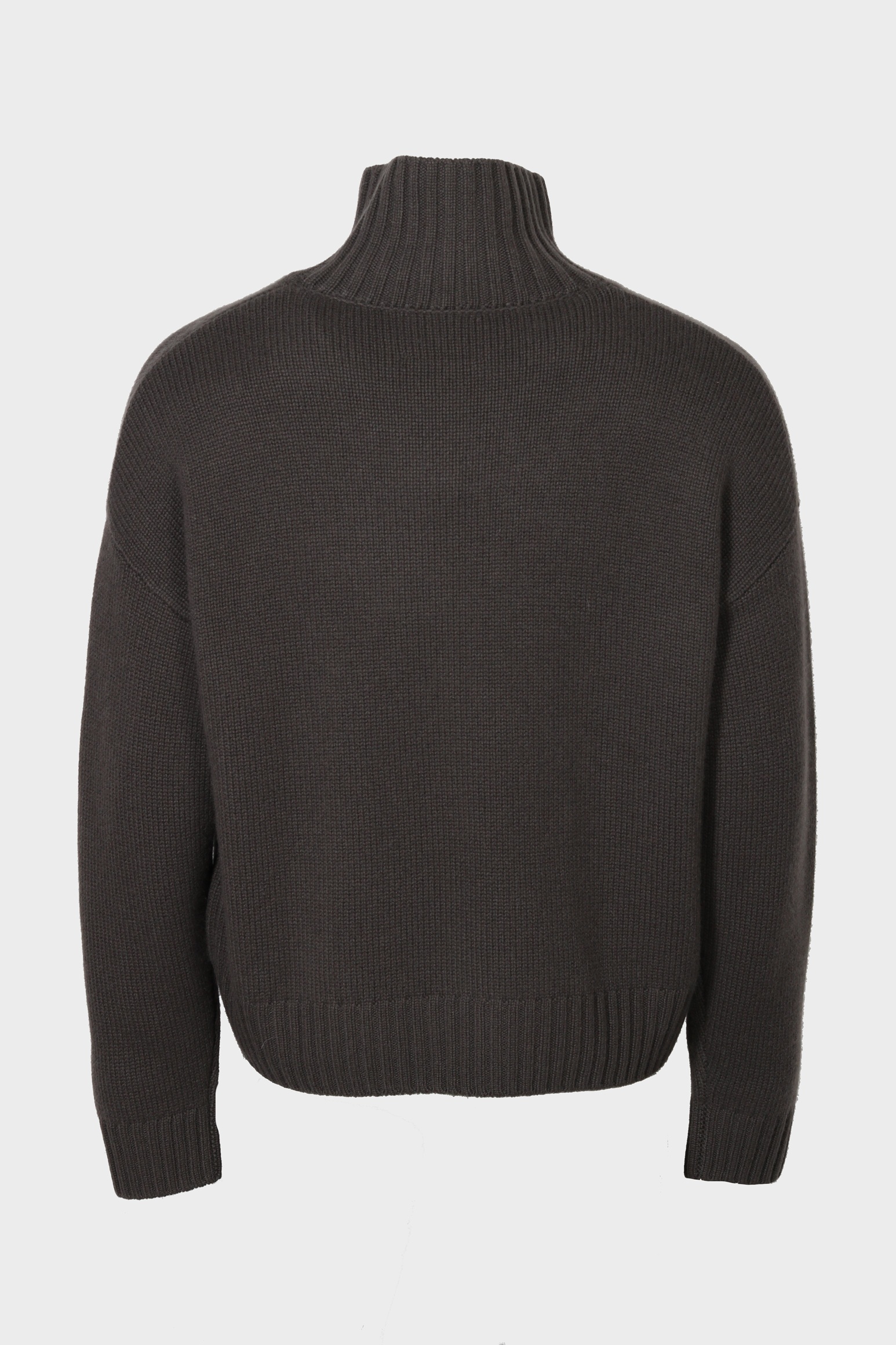 LISA YANG Olai Turtle Neck Sweater in Dark Fern