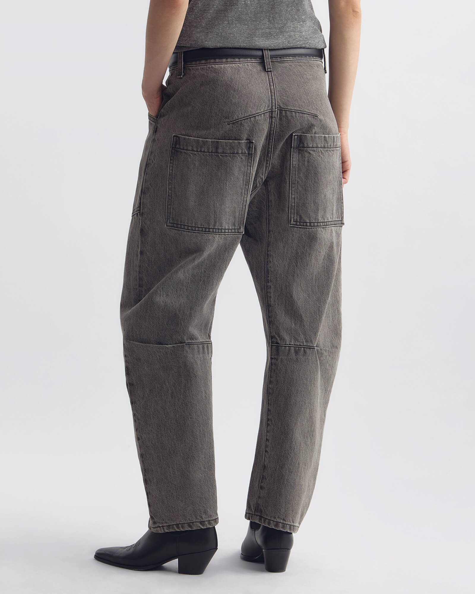 NILI LOTAN Shon Jeans in Ash Grey