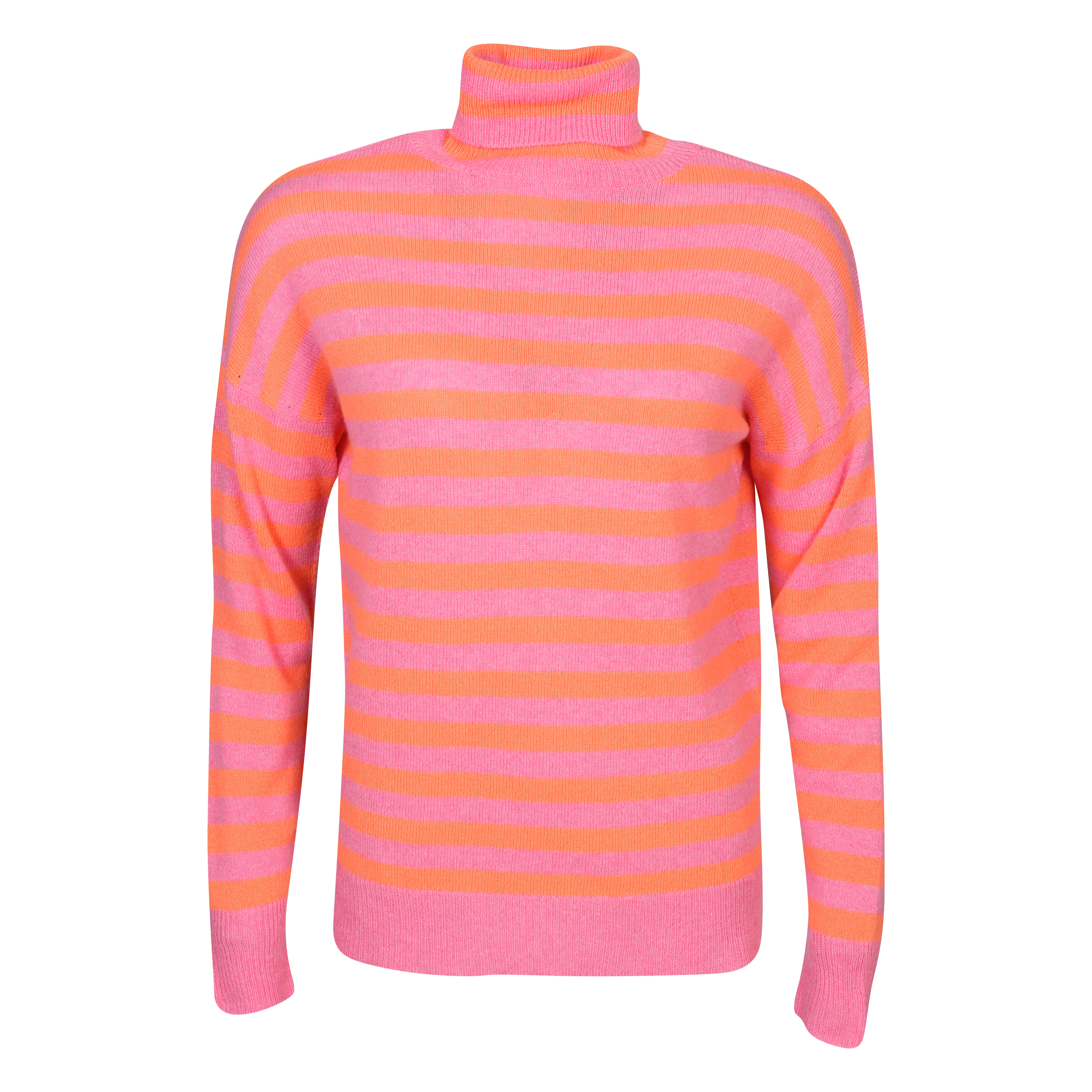 Jumper1234 Cashmere Stripe Lightweight Roll Collar Sweater