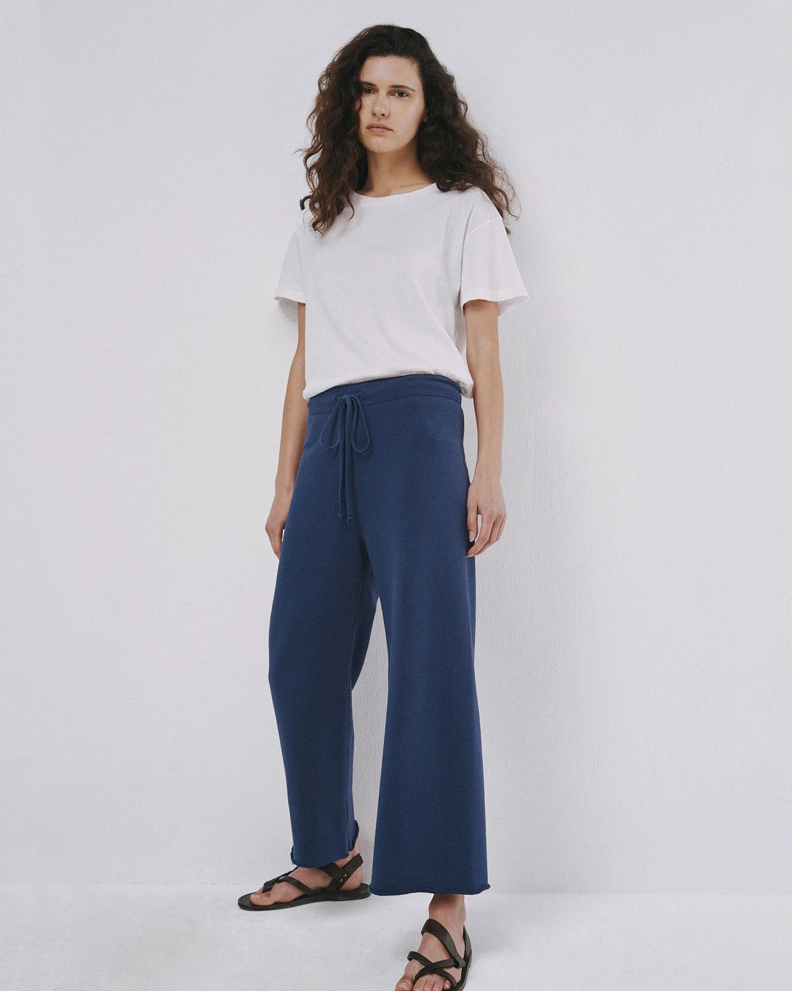 Nili Lotan Kiki Sweatpant in Marine Blue