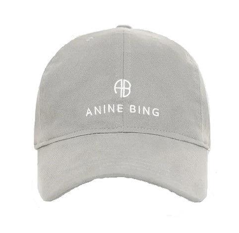 ANINE BING One Jeremy Baseball Cap in Grey