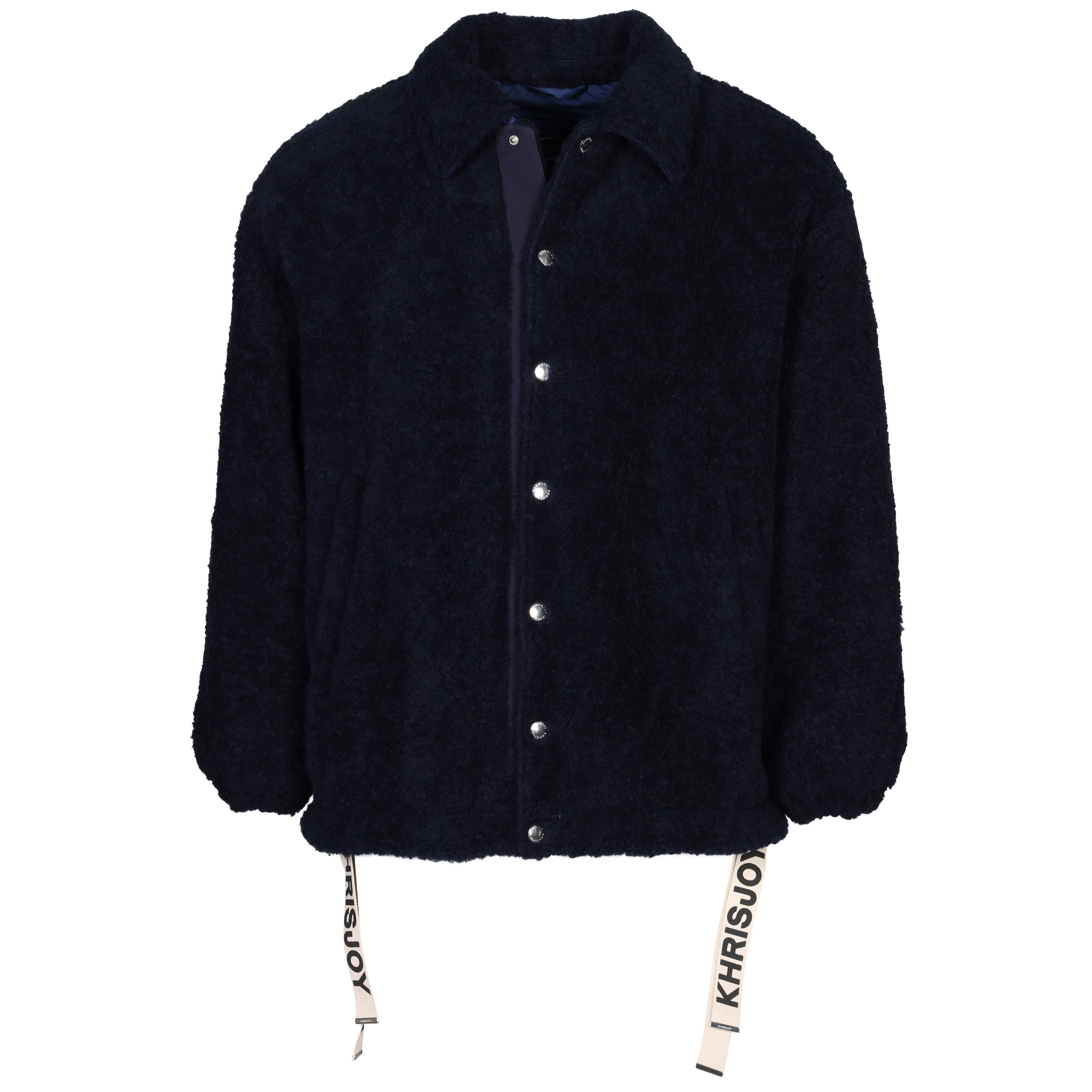 Khrisjoy Puff Coach Pile Jacket in Blue