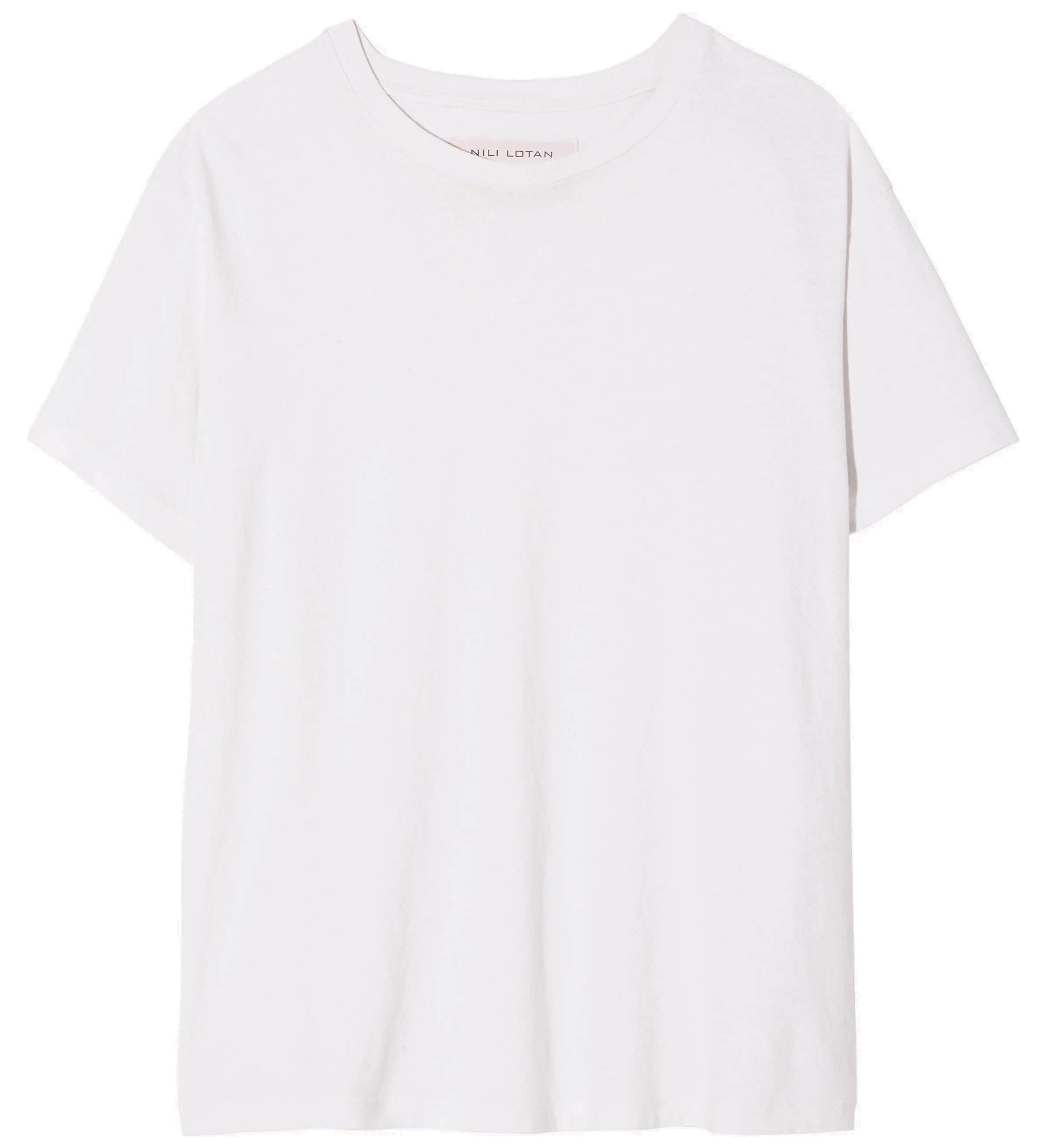 NILI LOTAN Bradley Tee in White XL