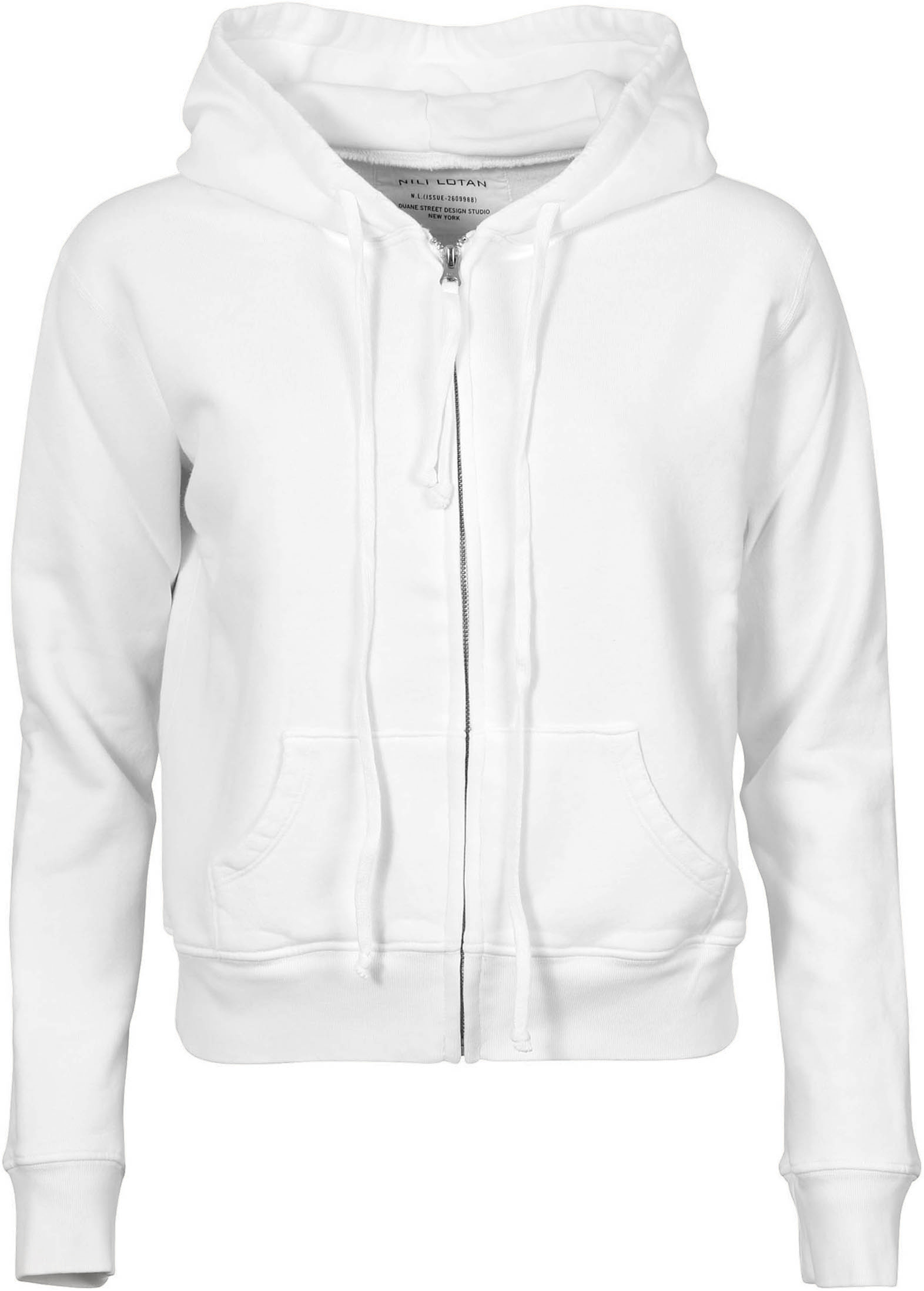 Nili Lotan Zip Hoodie Callie Vintage White S