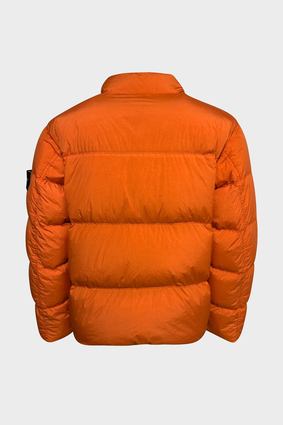 STONE ISLAND Garment Dyed Crinkle Reps Down Jacket in Orange STONE ISLAND Garment Dyed Crinkle Reps Down Jacket in Orange