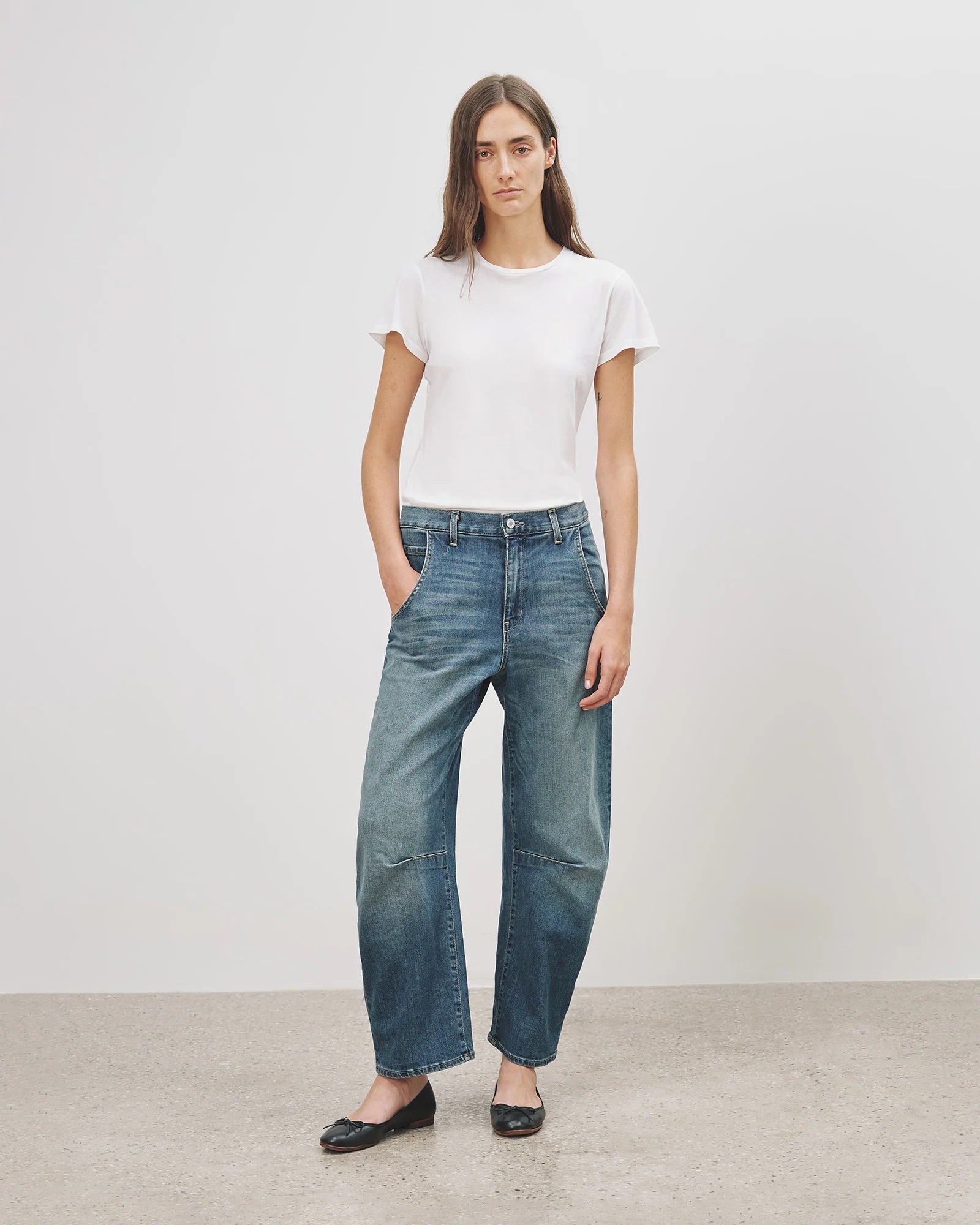 NILI LOTAN Emerson Jeans in Classic Wash 32