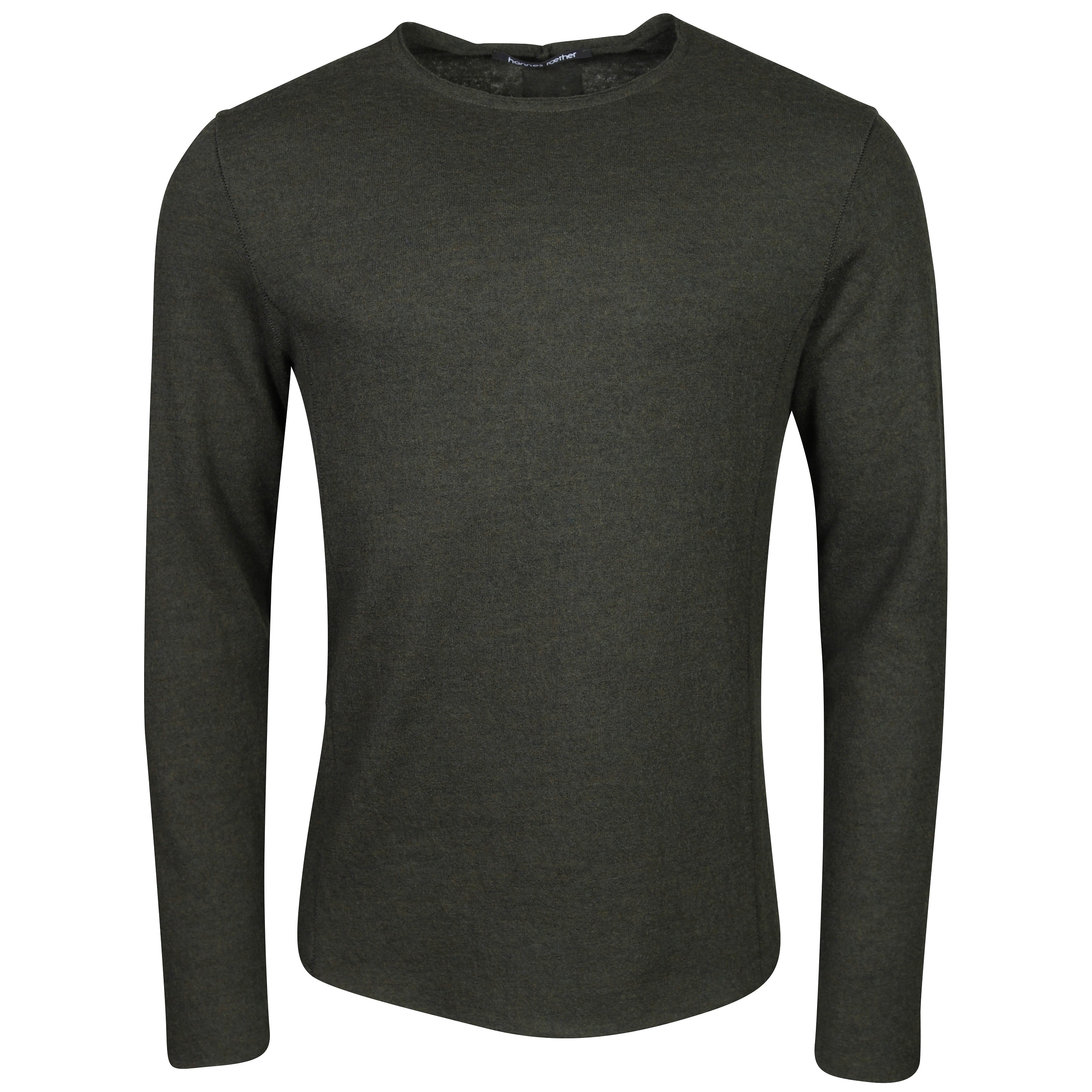 Hannes Roether Knit Pullover in Olive