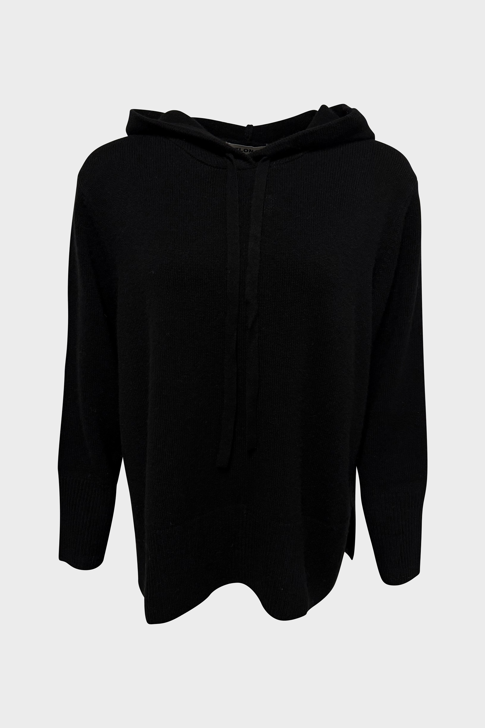 FLONA Oversize Cashmere Hoodie in Black