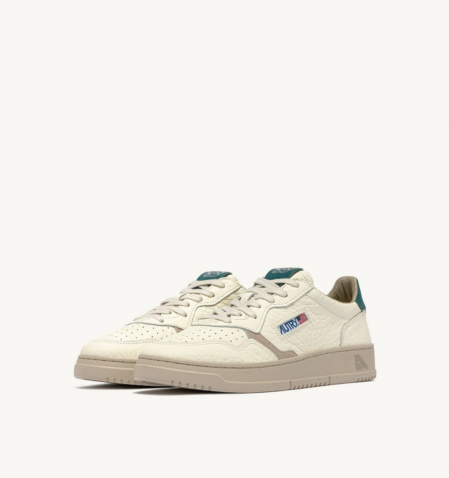 AUTRY ACTION SHOES Medalist Low Sneaker Elefant in Gray/Dark Sea
