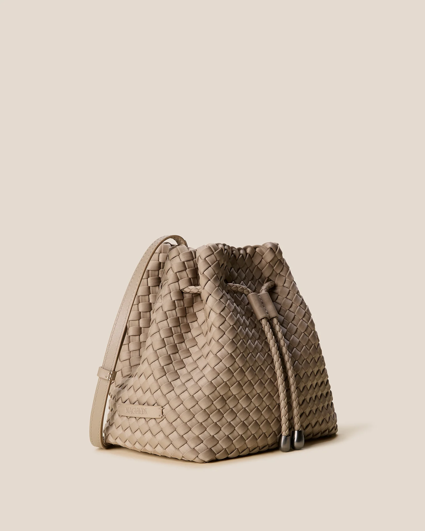 NAGHEDI Gramercy Bucket Bag Medium in Cashmere