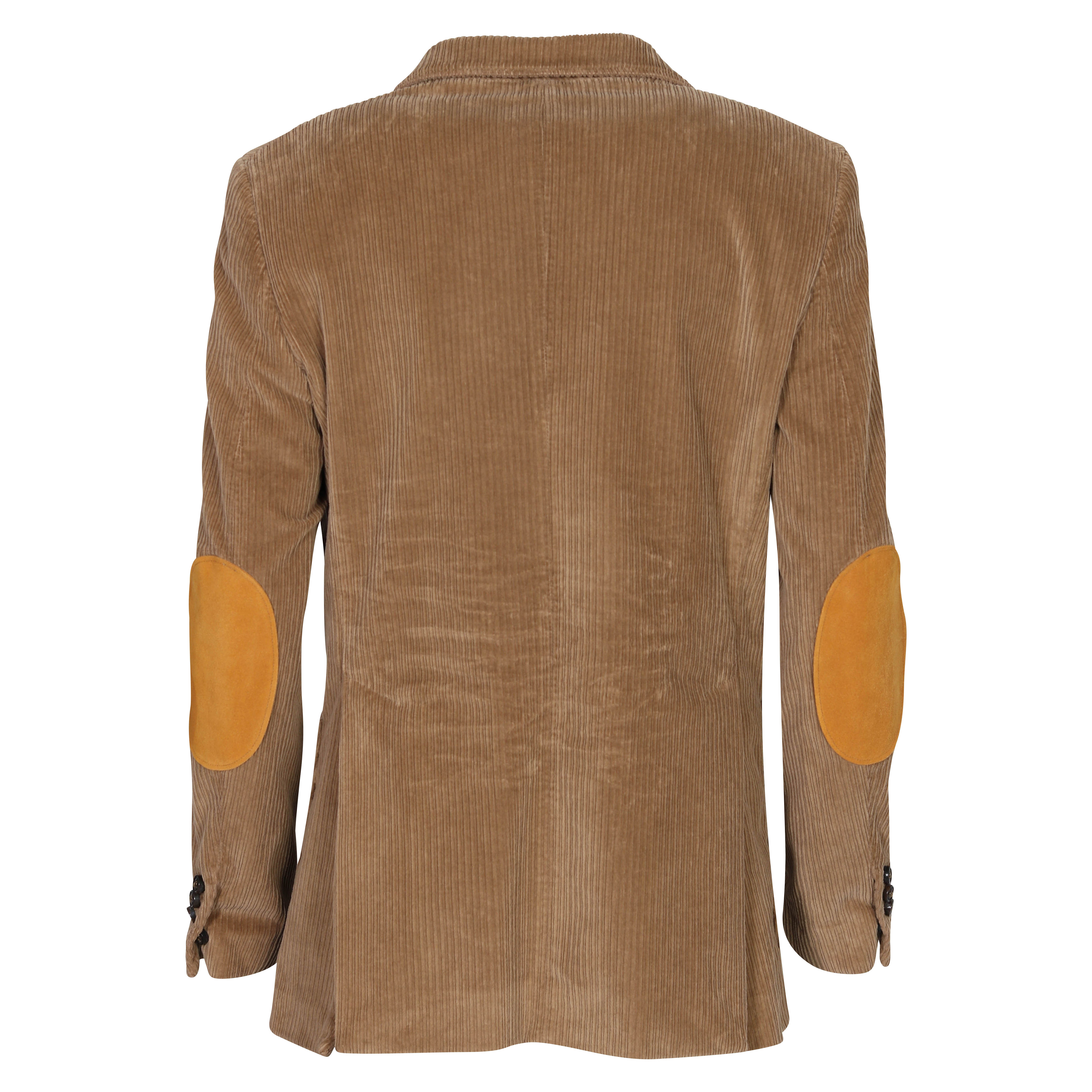 DSQUARED2 East 2 Button Corduroy Oversize Blazer in Camel IT 40 / DE 34