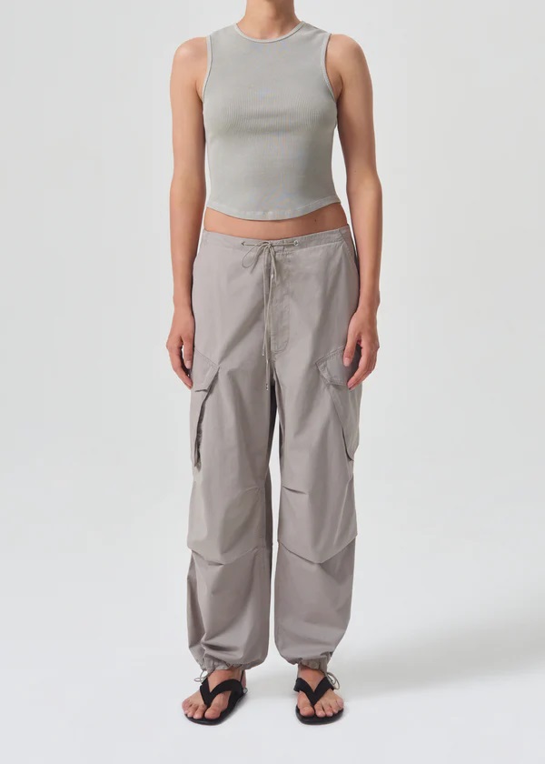 AGOLDE Ginerva Cargo Pant in Taupe