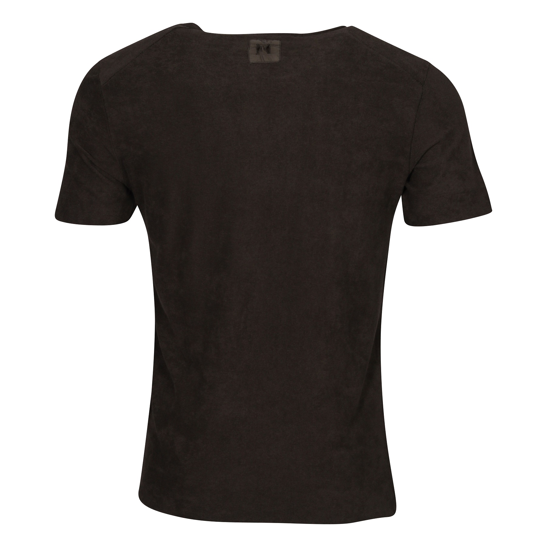 HANNES ROETHER Terry T-Shirt in Brown XXL