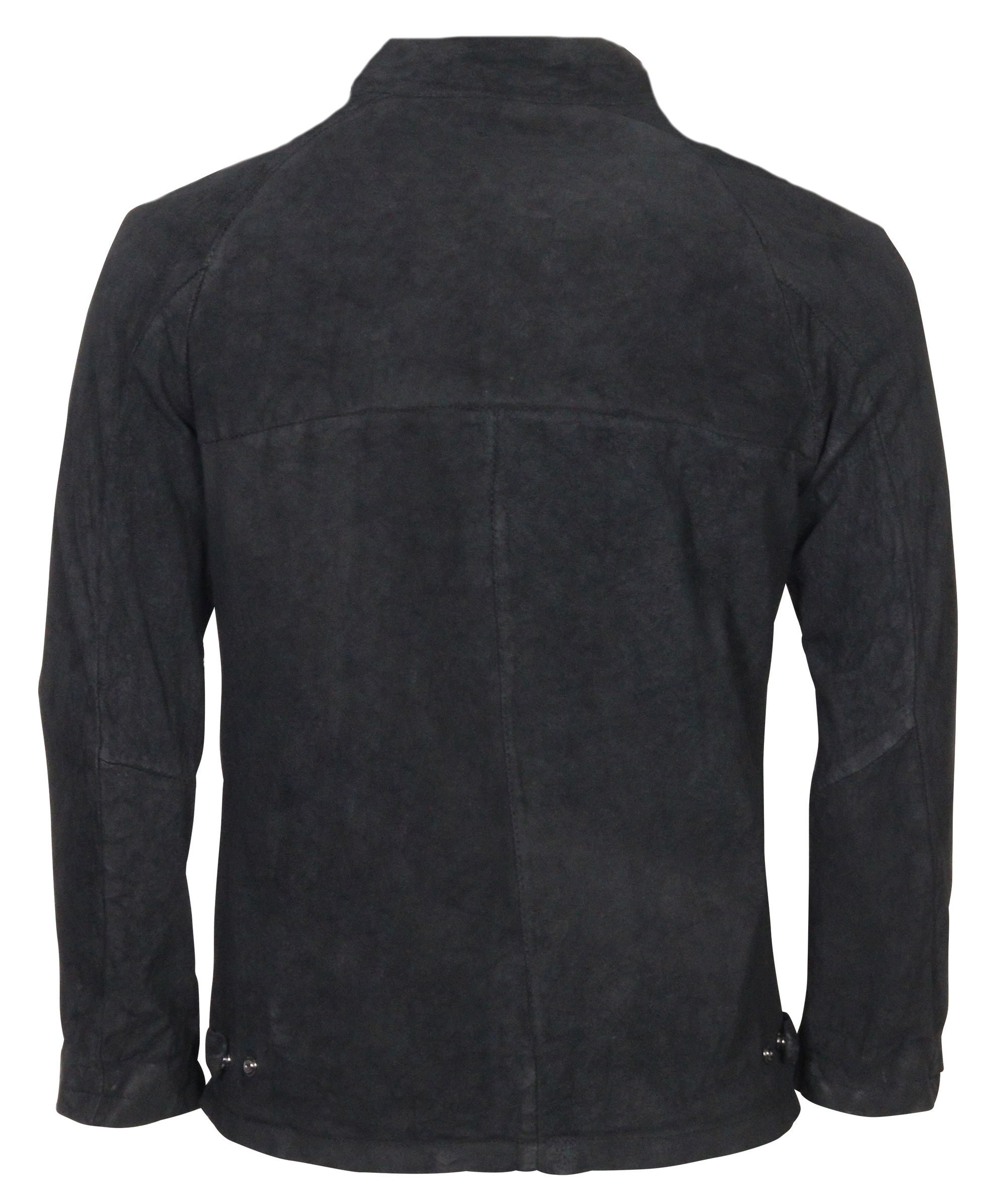 Giorgio Brato Brushed Vegetal Leather Jacket Black