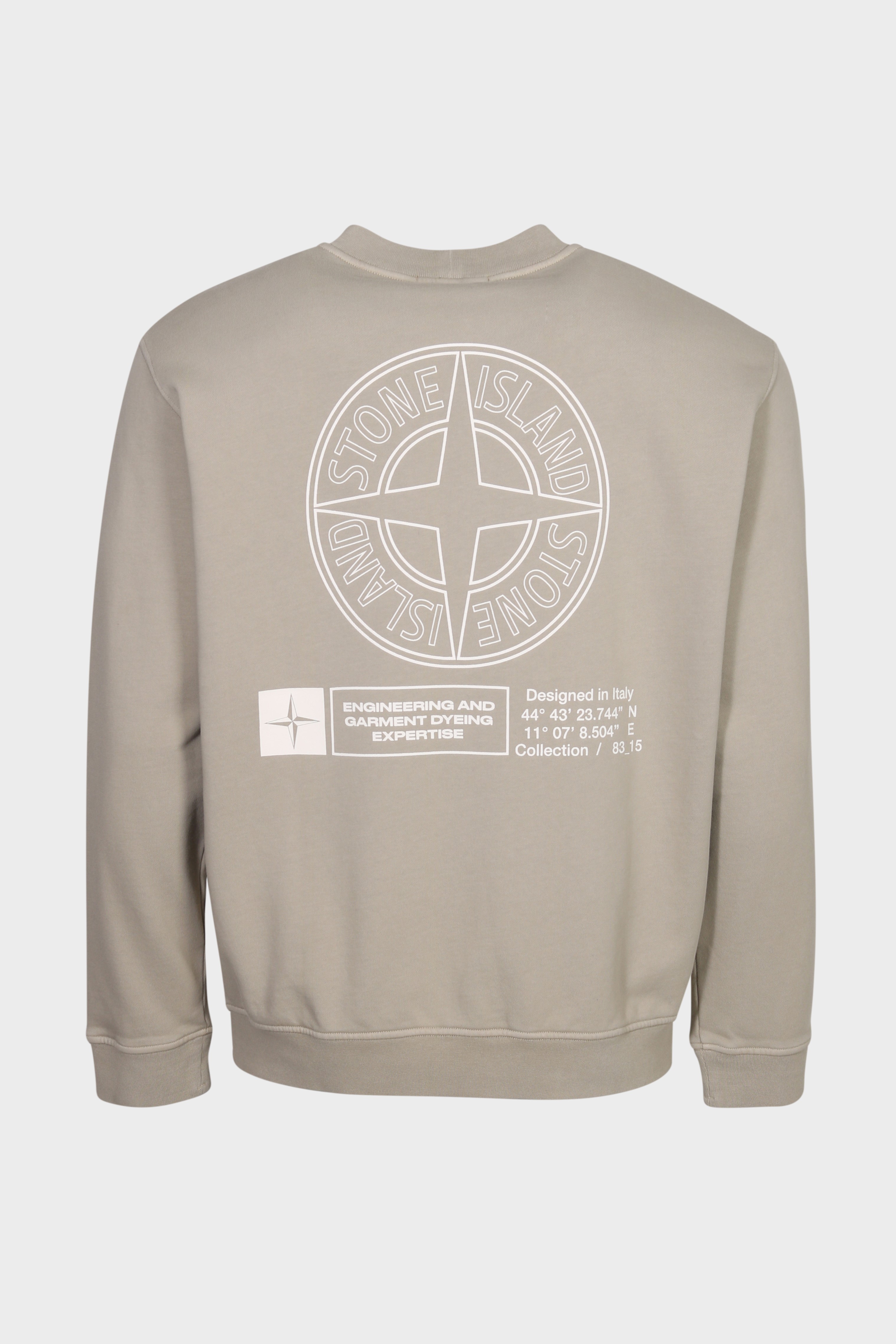 STONE ISLAND Printed Sweatshirt in Beige