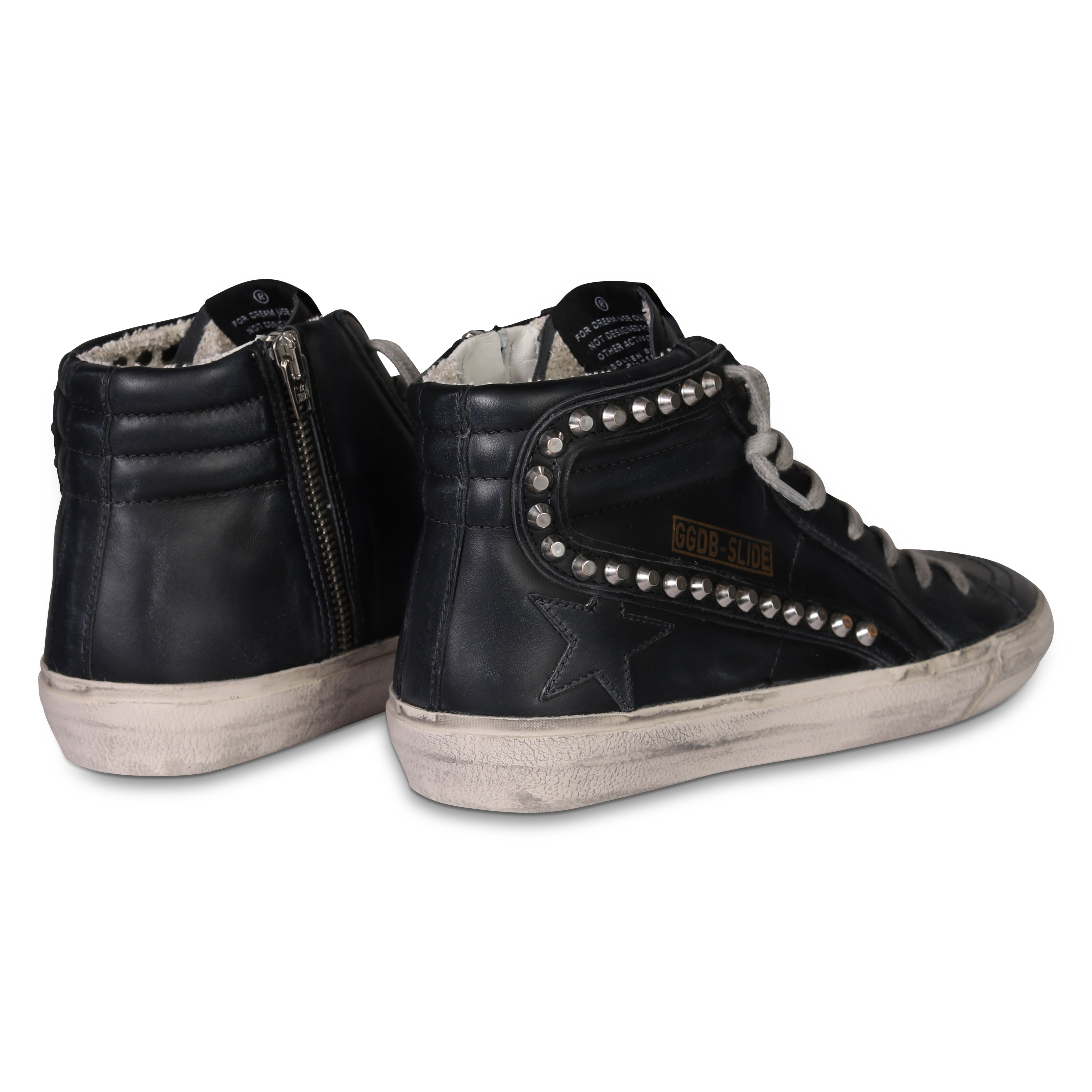 Golden Goose Sneaker Slide Black With Studs