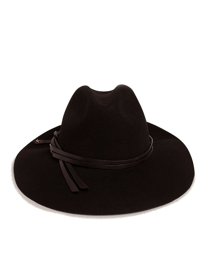 GOLDEN GOOSE Hat Fedora in Black L