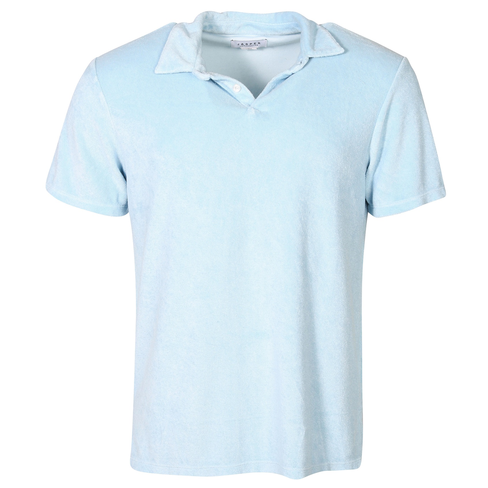 JASPER LOS ANGELES Terry Polo Fairfax in Sky Blue S