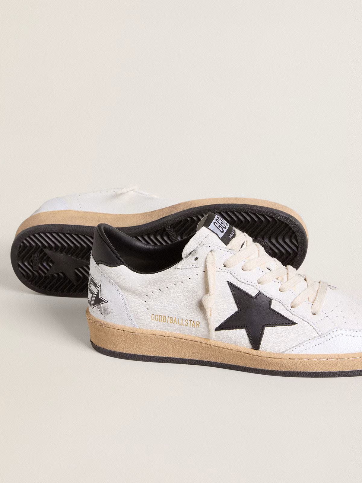 GOLDEN GOOSE Ballstar White/Black
