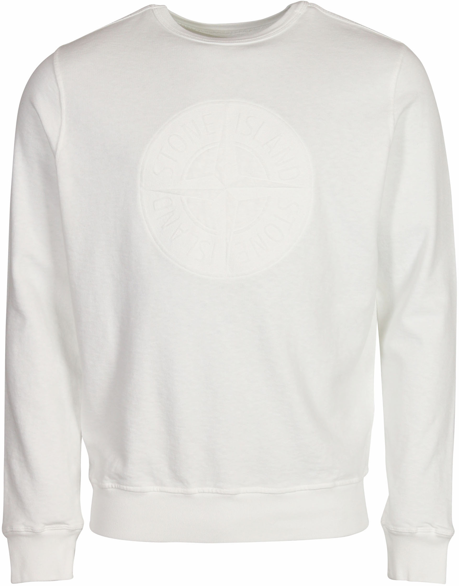 Stone Island Reversible Sweatshirt White Printed
