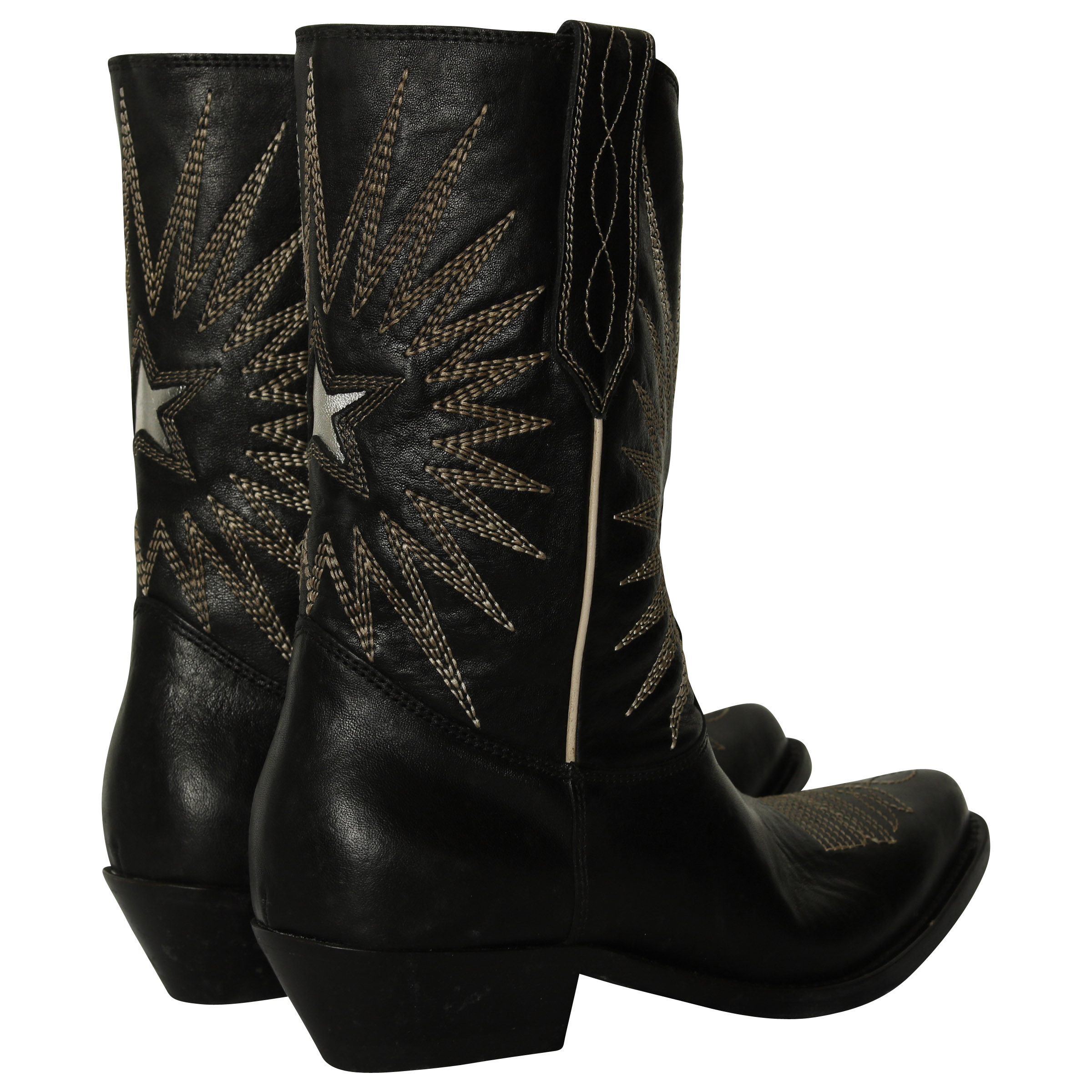 Golden Goose Boots Wish Star Low Black