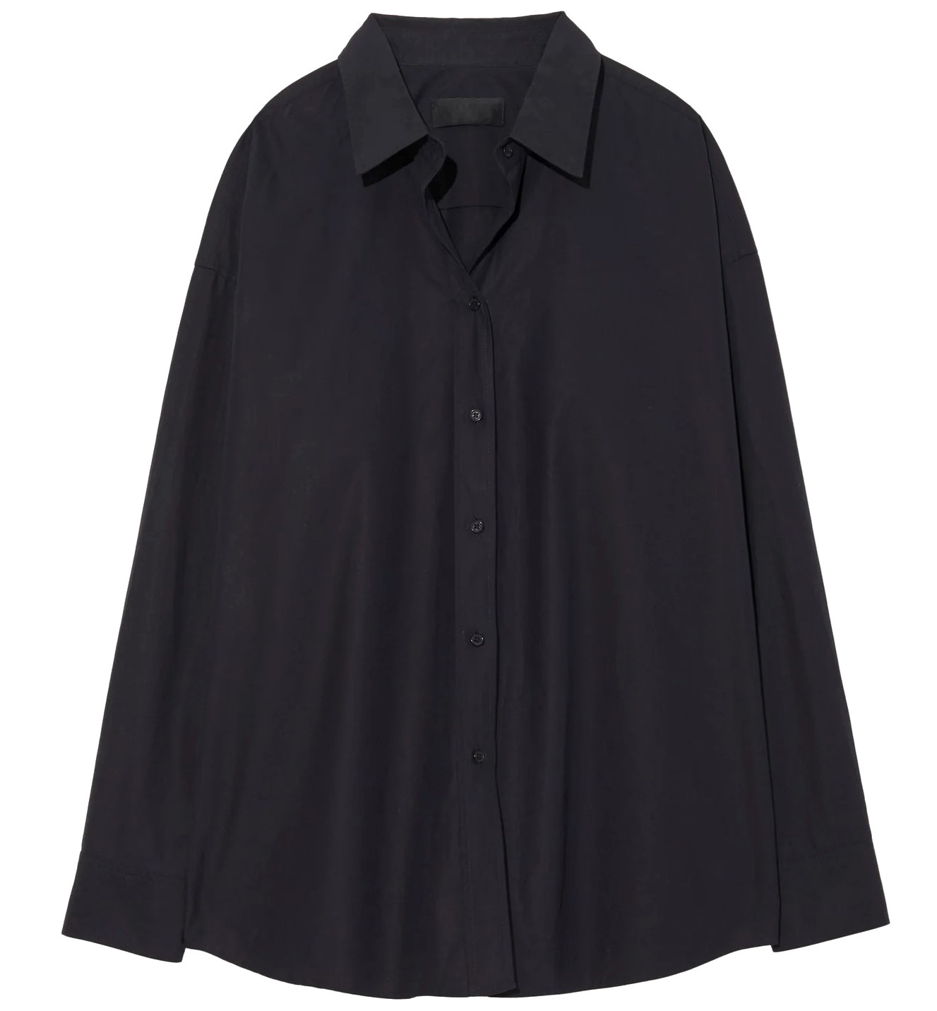 NILI LOTAN Mael Oversized Shirt in Black