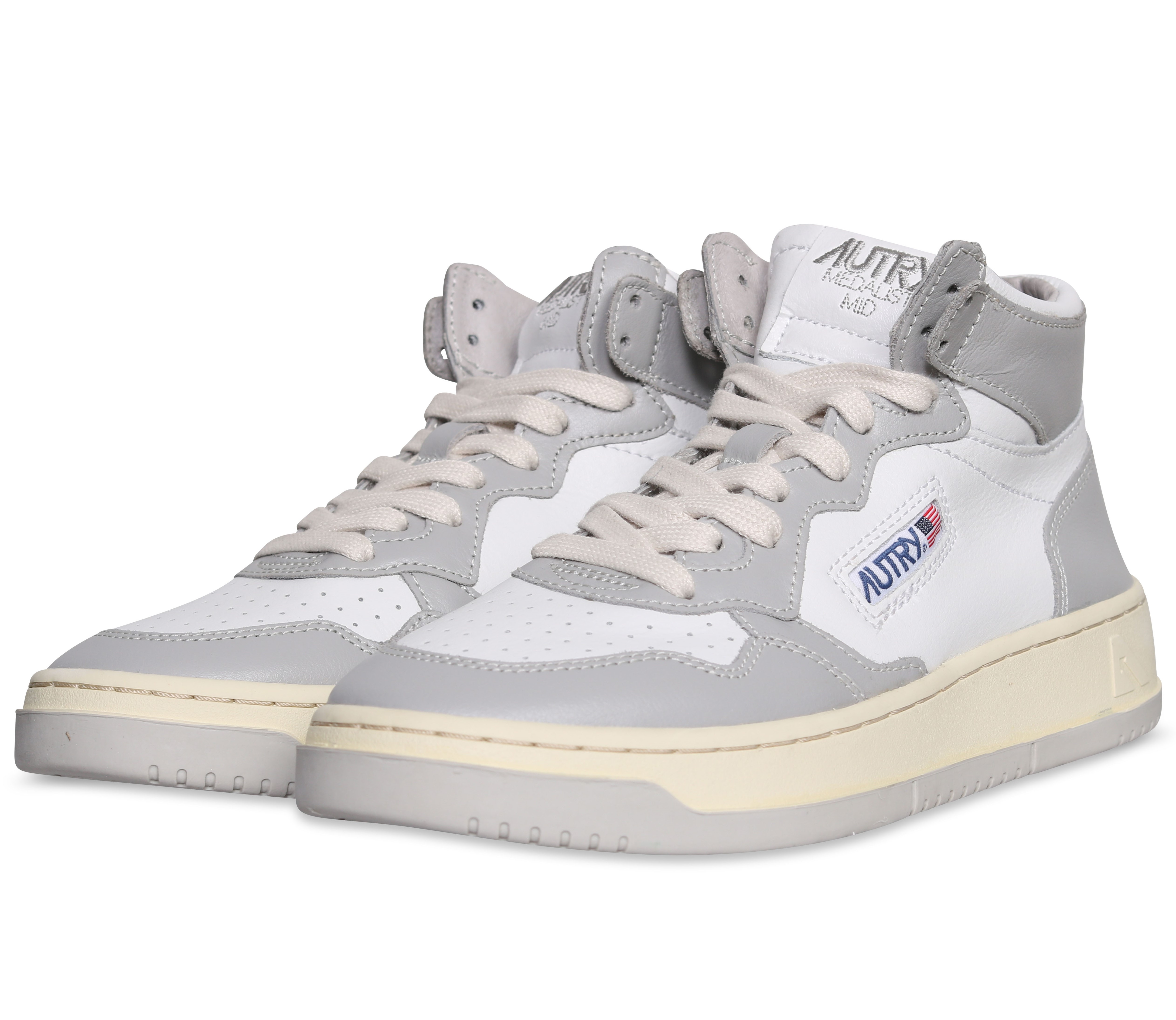 Autry Action Shoes Mid Sneaker White/Light Grey