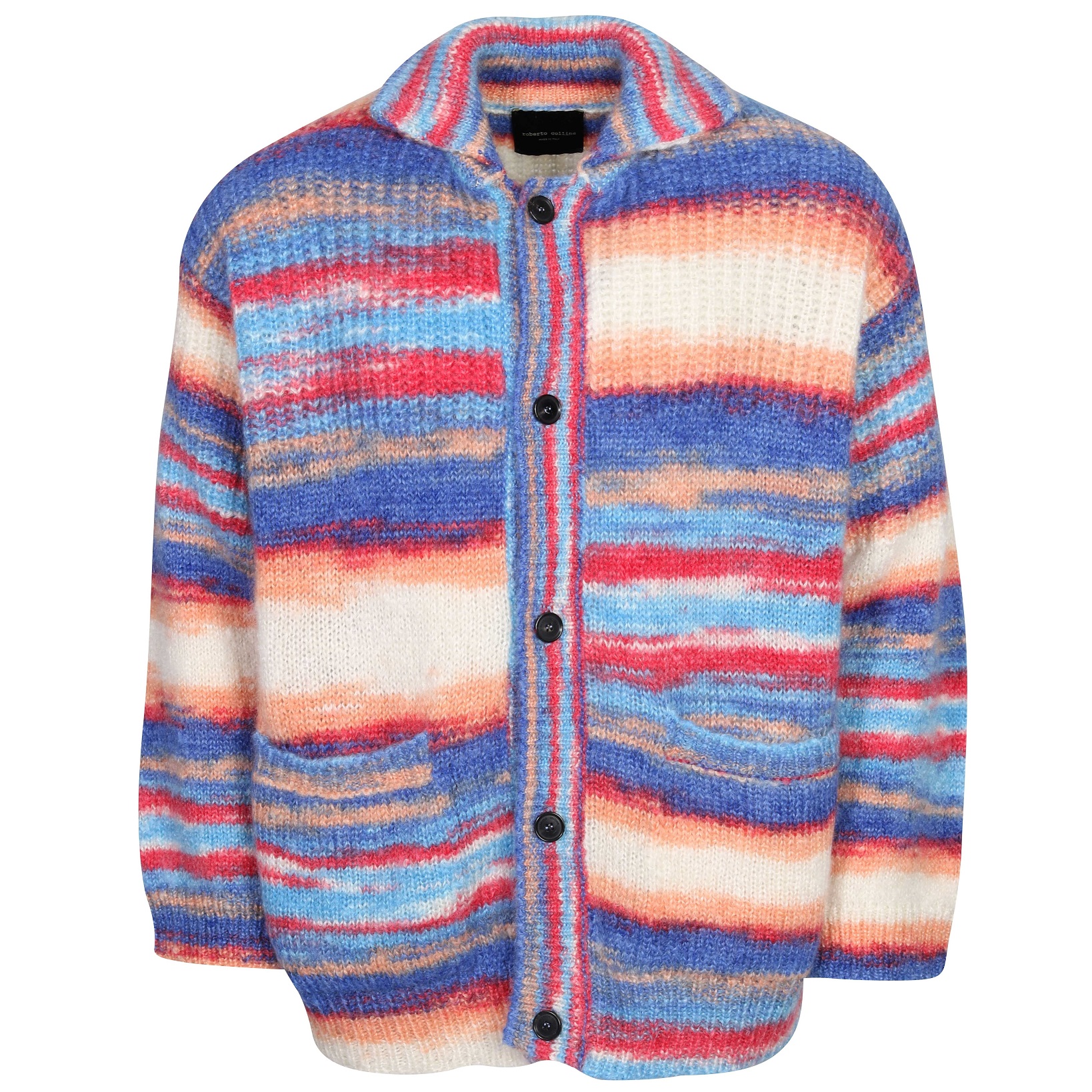 Roberto Collina Knit Cardigan Multicolor Mare