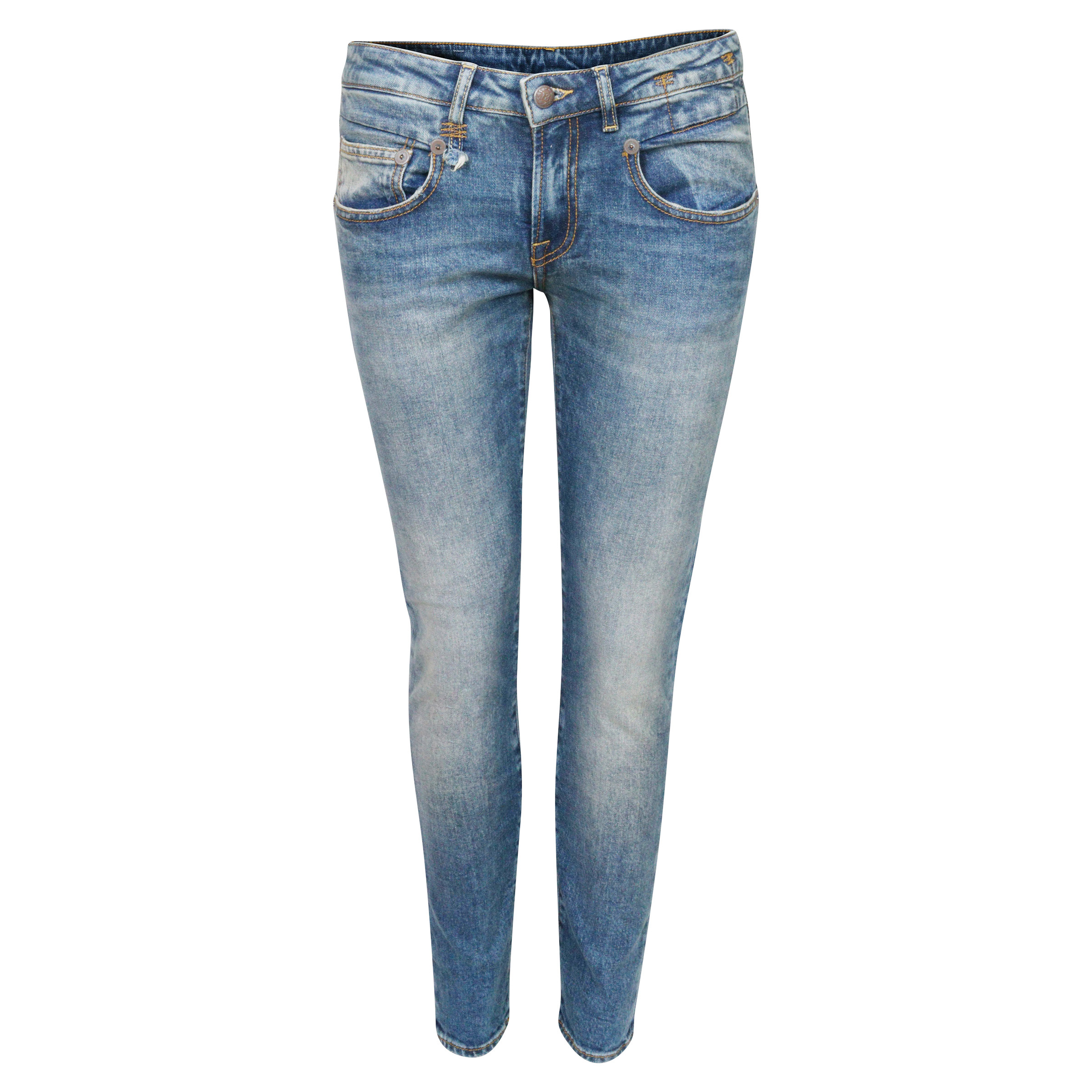 R13 Boy Skinny Jasper Blue Washed