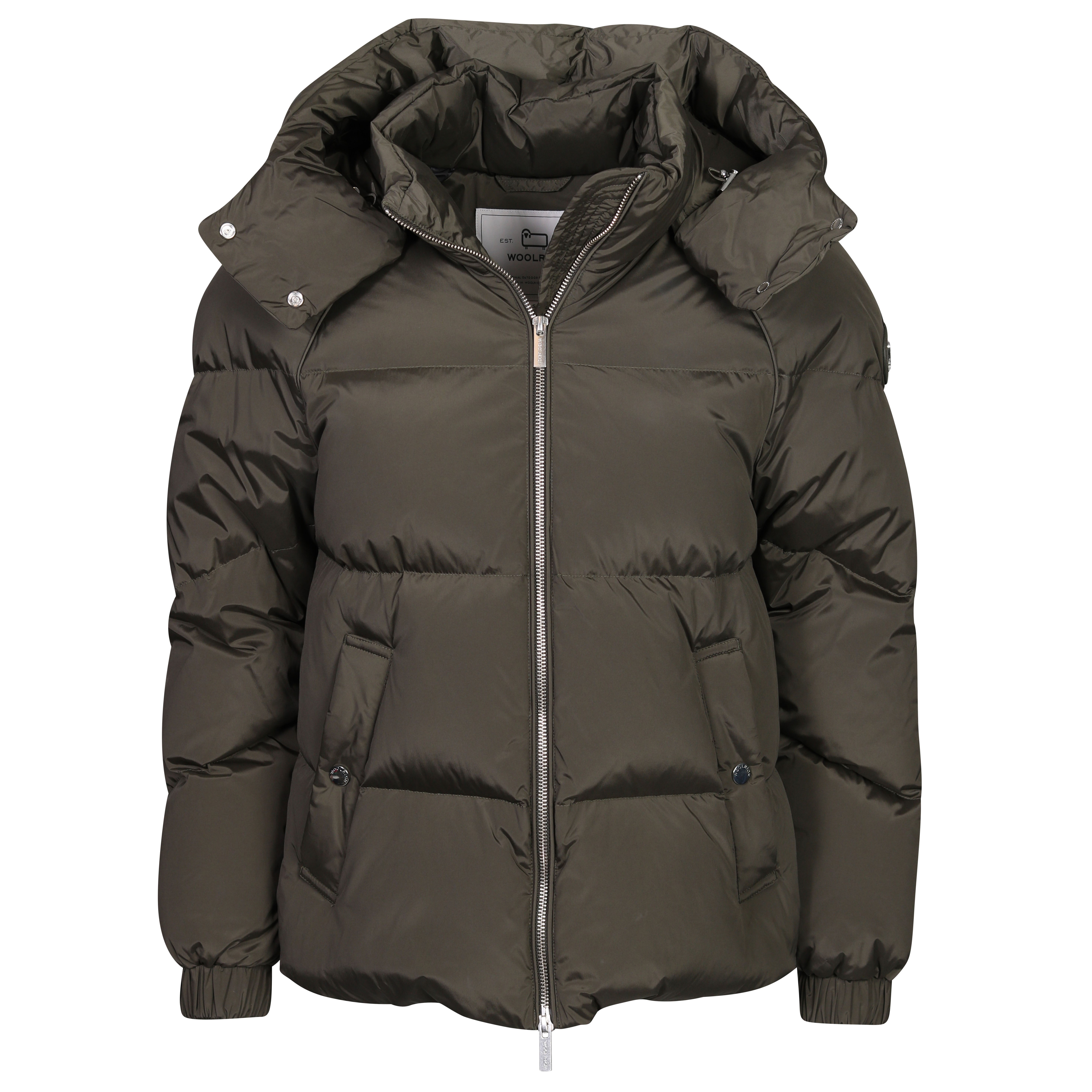 Woolrich Alsea Short Jacket in Olive