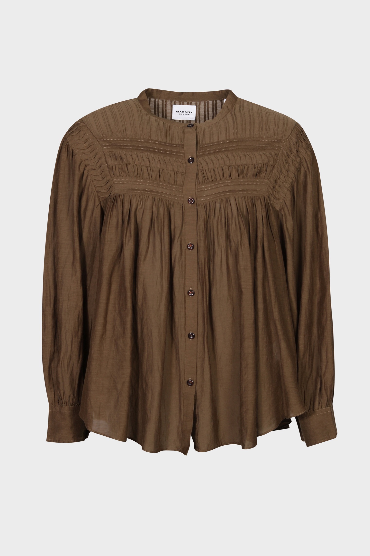 ISABEL MARANT ÉTOILE Plalia Top in Khaki ISABEL MARANT ÉTOILE Plalia Top in Khaki