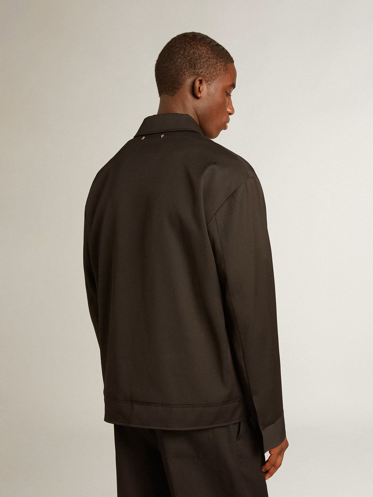 GOLDEN GOOSE Coach Jacket Luther in Black