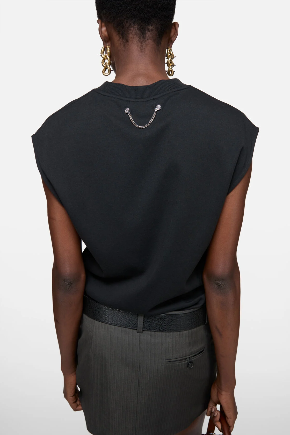 ACNE STUDIOS Short Dress in Black/Grey