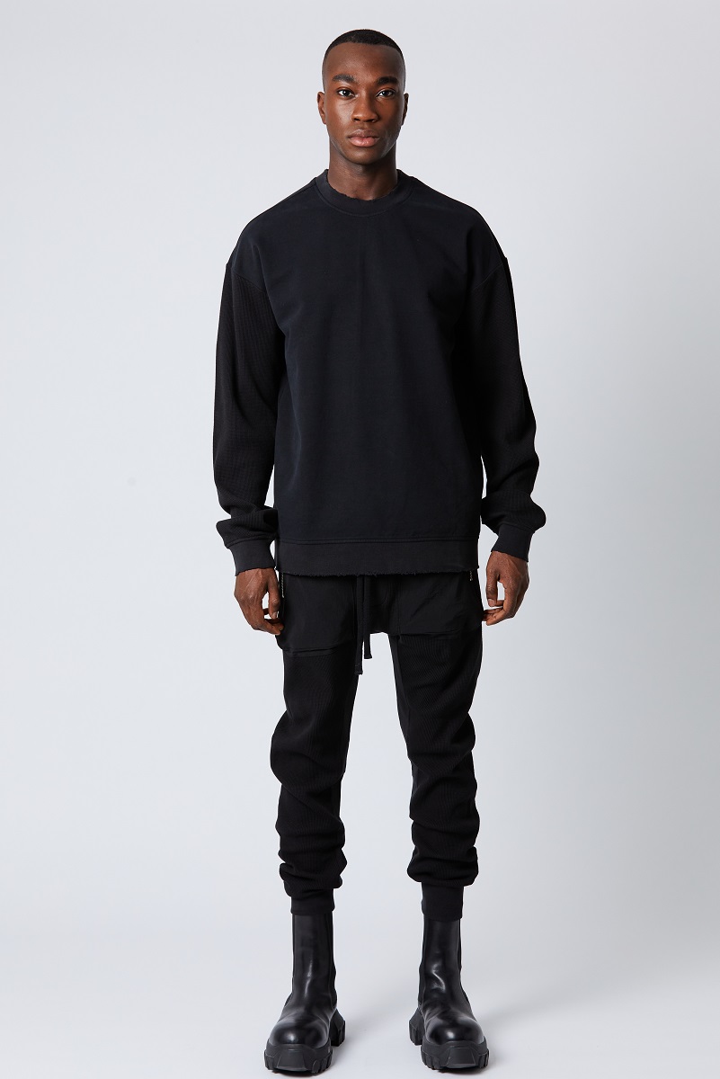 Thom Krom Sweatshirt in Black