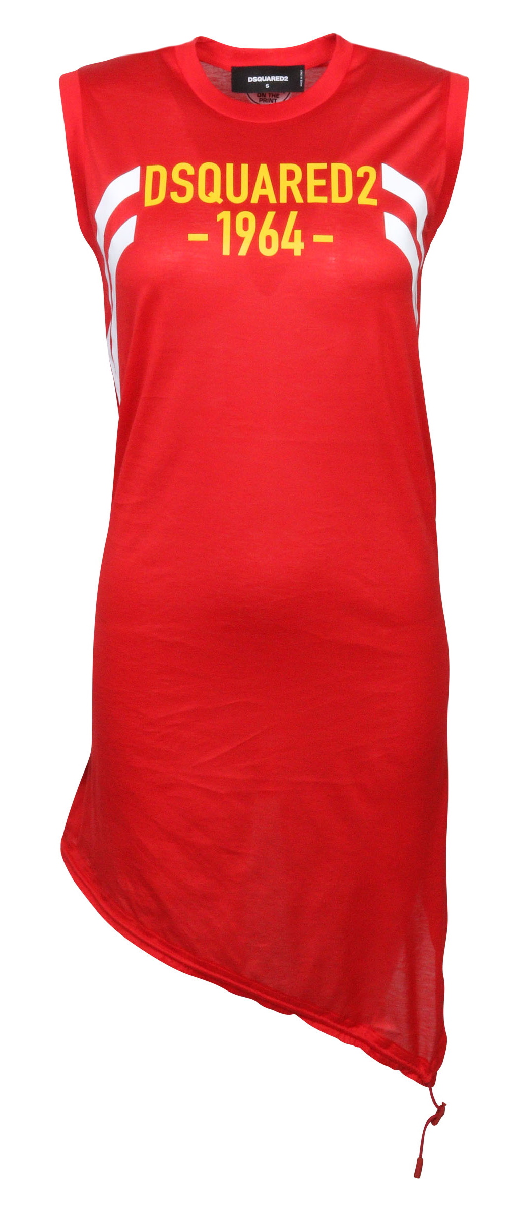Dsquared Dress Red Printed Dsquared Dress Red Printed