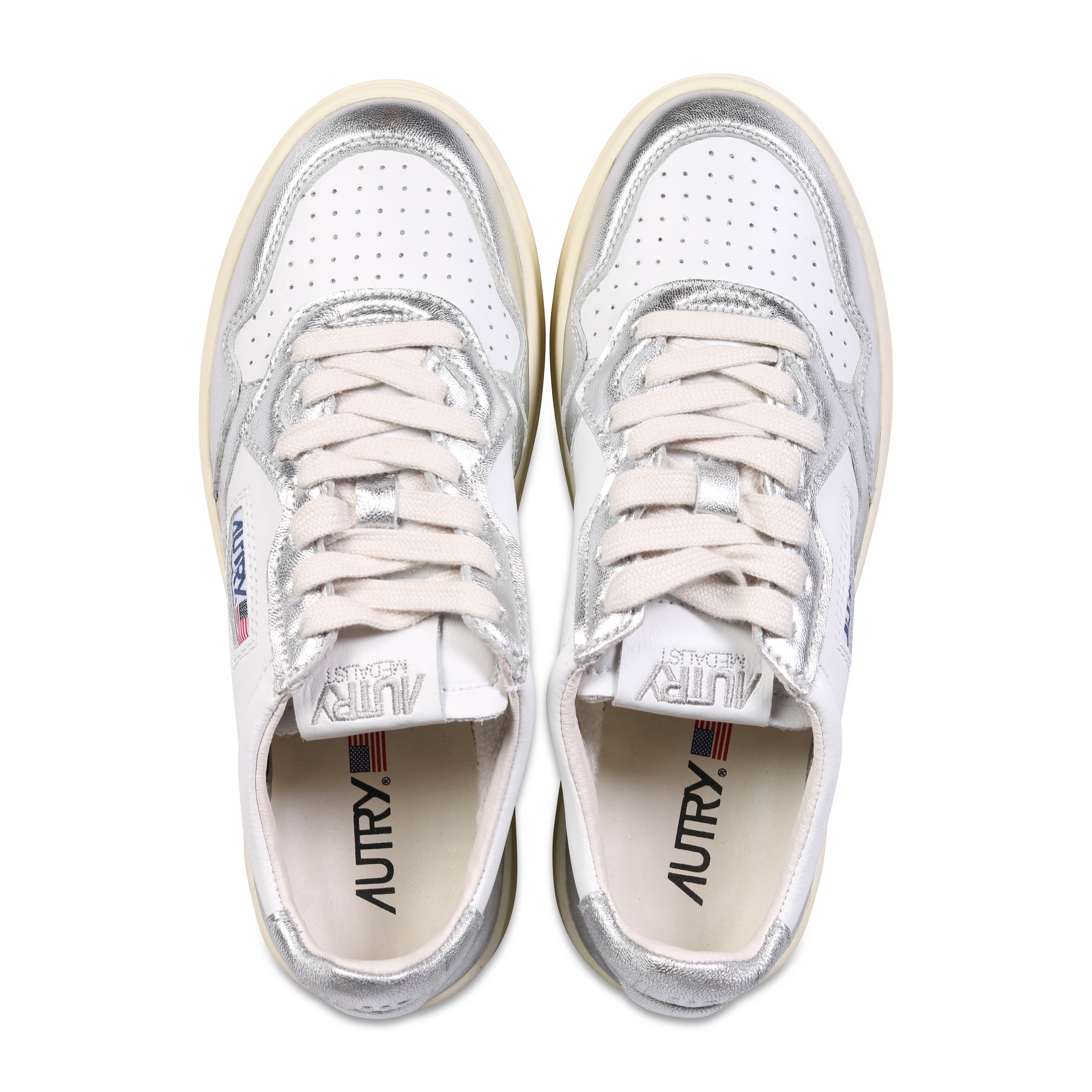 Autry Action Shoes Low Sneaker White/Silver